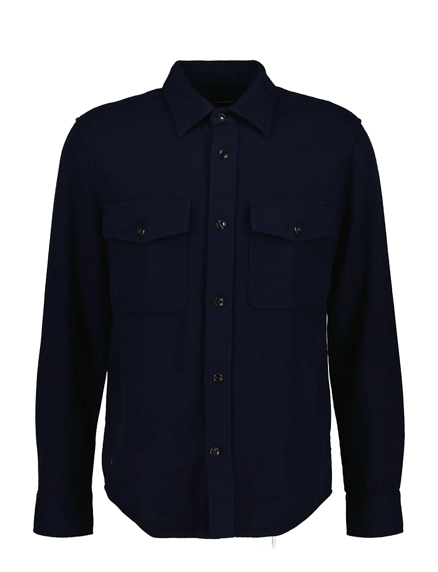 Gant - REG TWILL OVERSHIRT - shoppa efter tillfälle - evening blue - 0