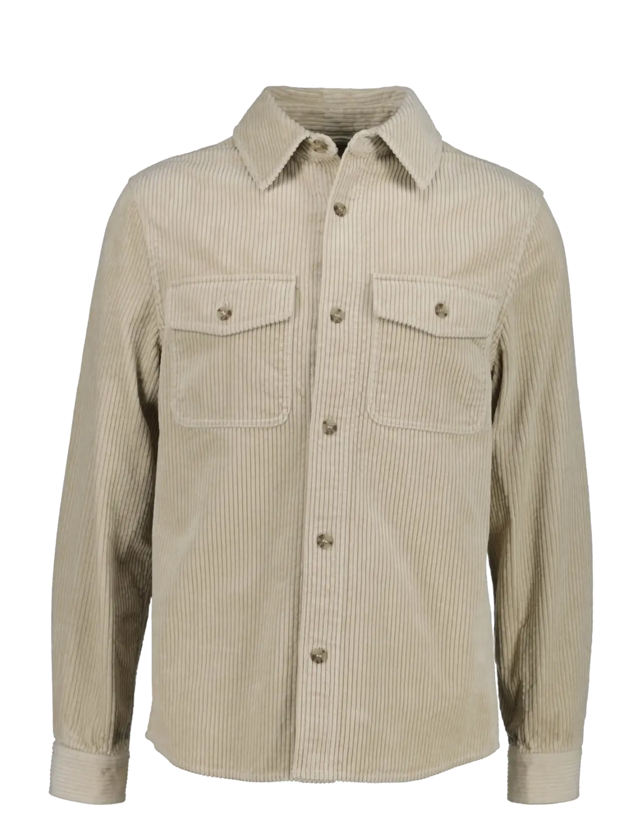 Gant REG CORDUROY OVERSHIRT - Designers - CLAY BEIGE / beige