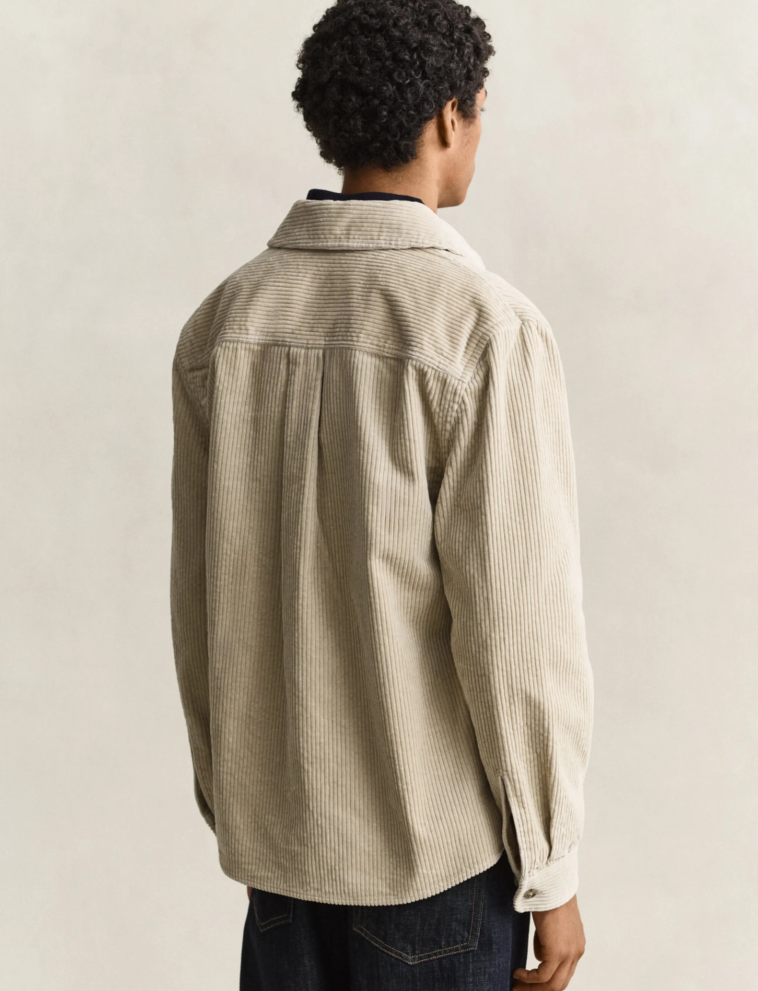 Gant - REG CORDUROY OVERSHIRT - clay beige - 2