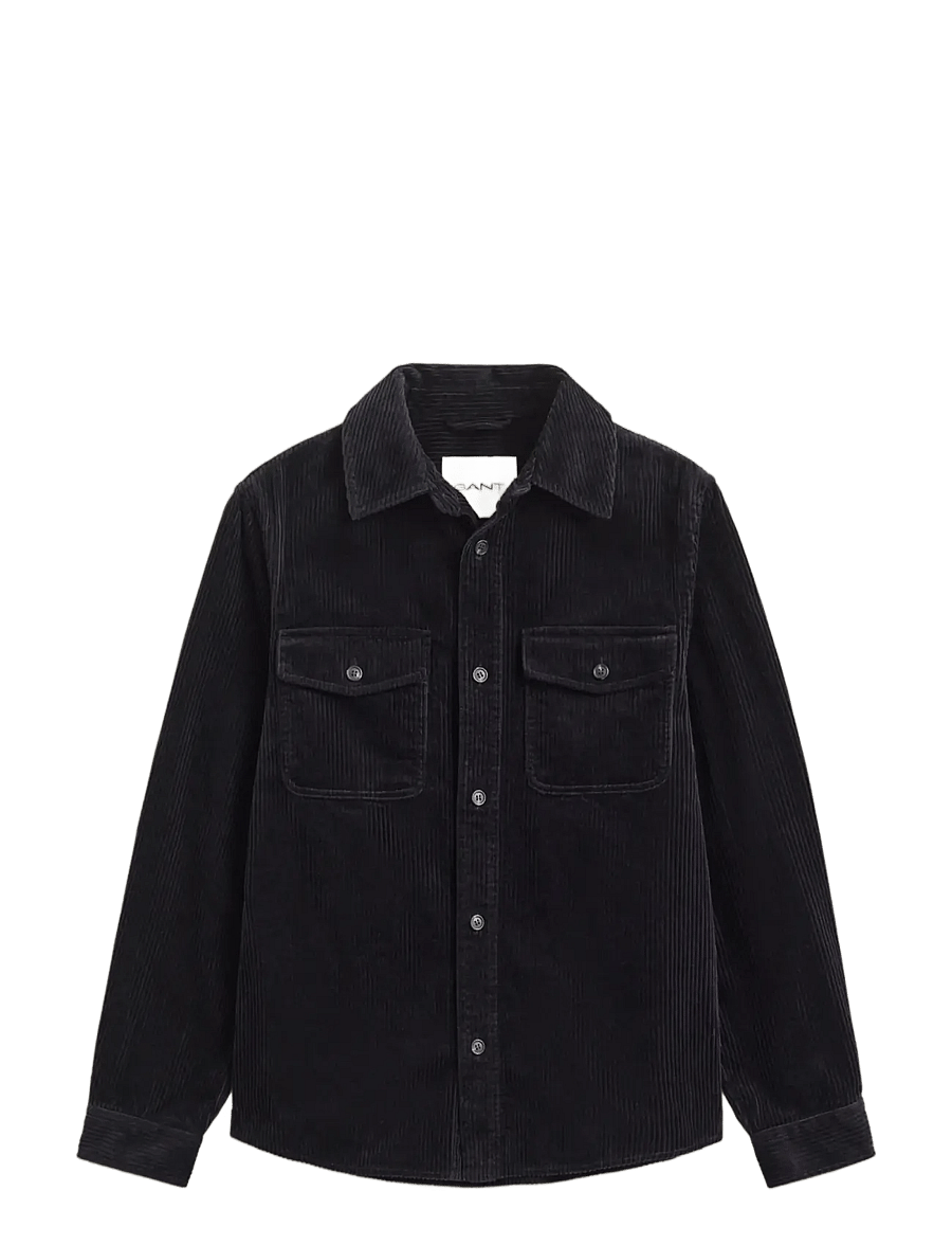 Gant - REG CORDUROY OVERSHIRT - shoppa efter tillfälle - evening blue - 0