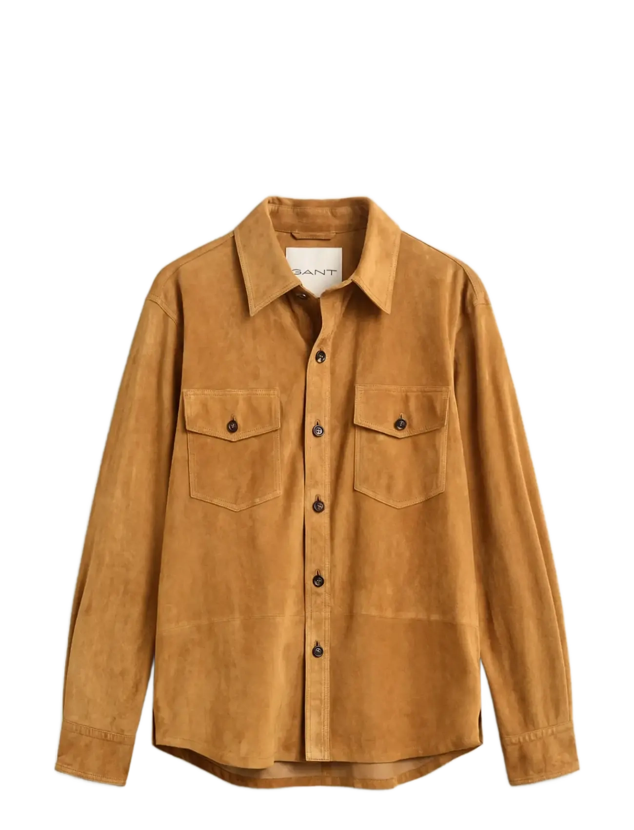 Gant - REL SUEDE OVERSHIRT - sügisjoped - cognac - 1
