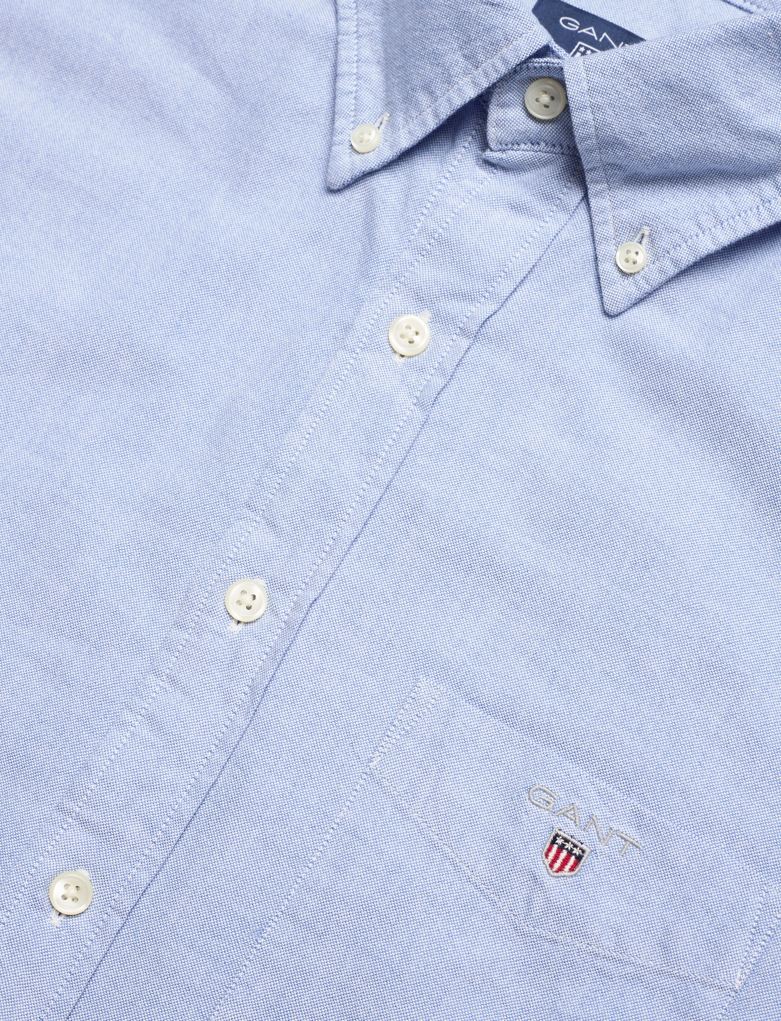 GANT - REG OXFORD BD - capri blue - 3
