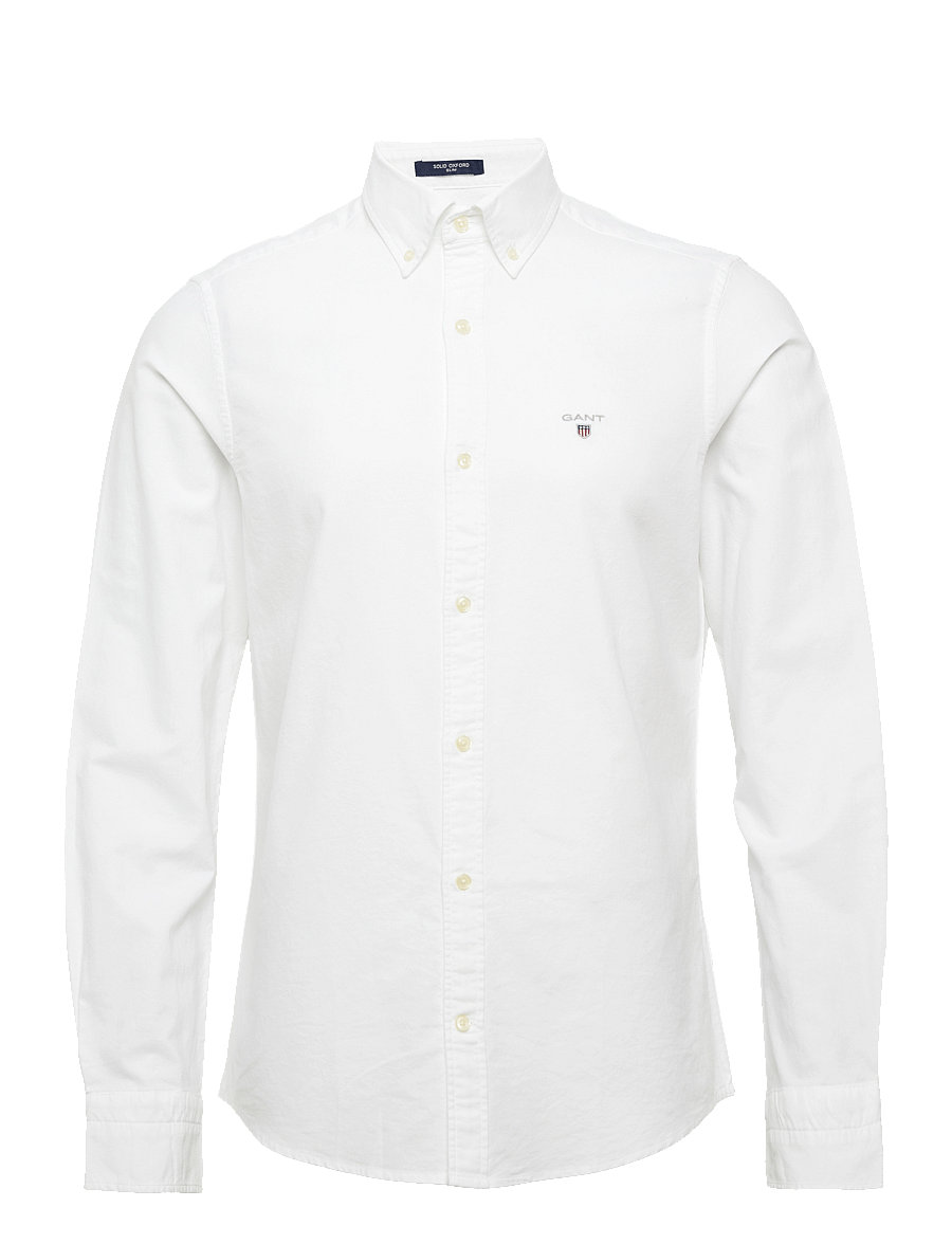 GANT - SLIM OXFORD BD - white - 0