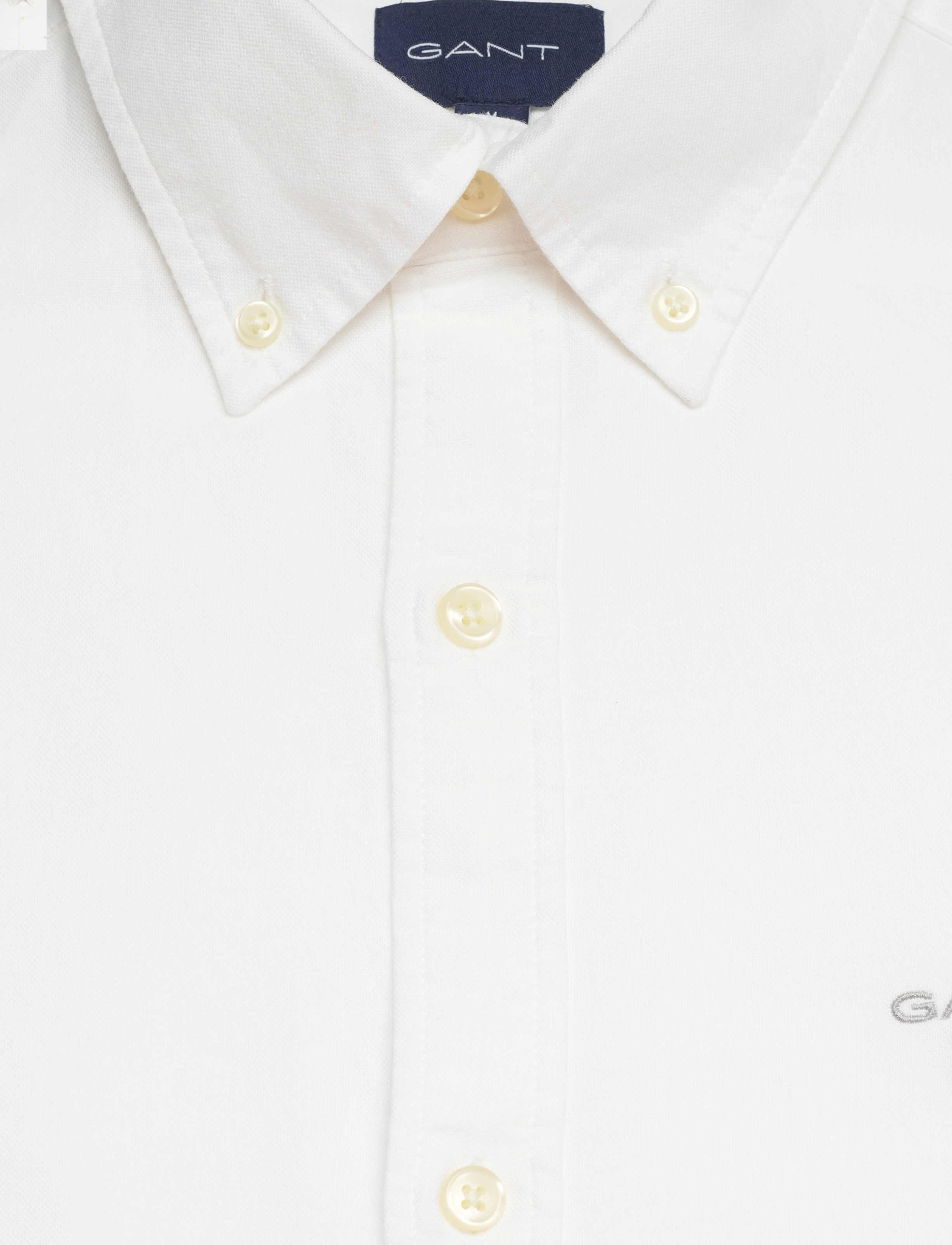 GANT - SLIM OXFORD BD - white - 3