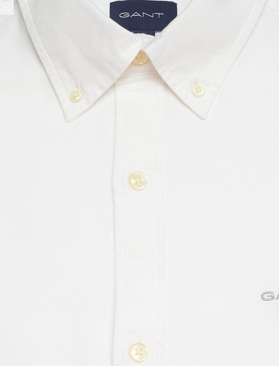 GANT - SLIM OXFORD BD - white - 3