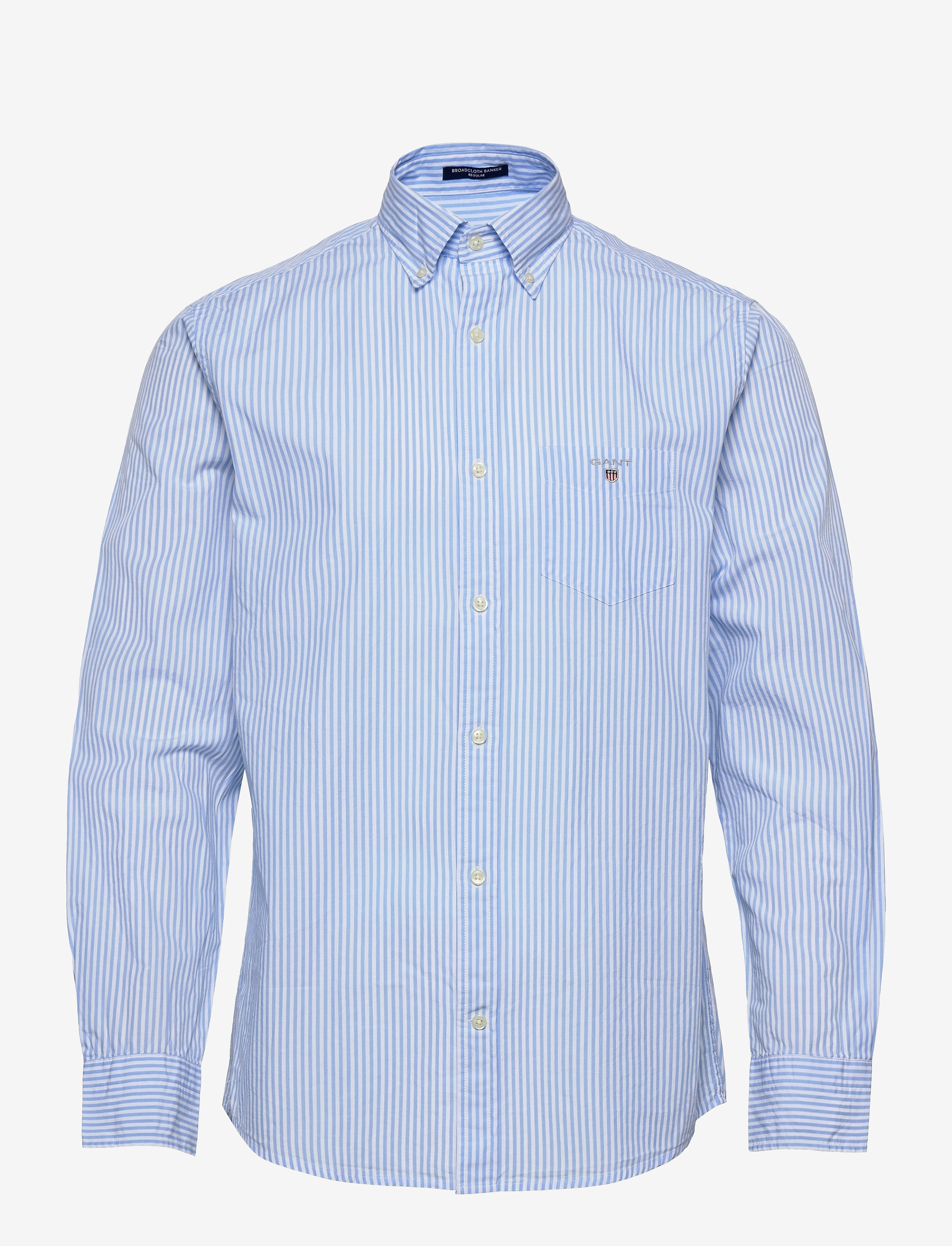GANT - REG BANKER BROADCLOTH BD - capri blue - 0