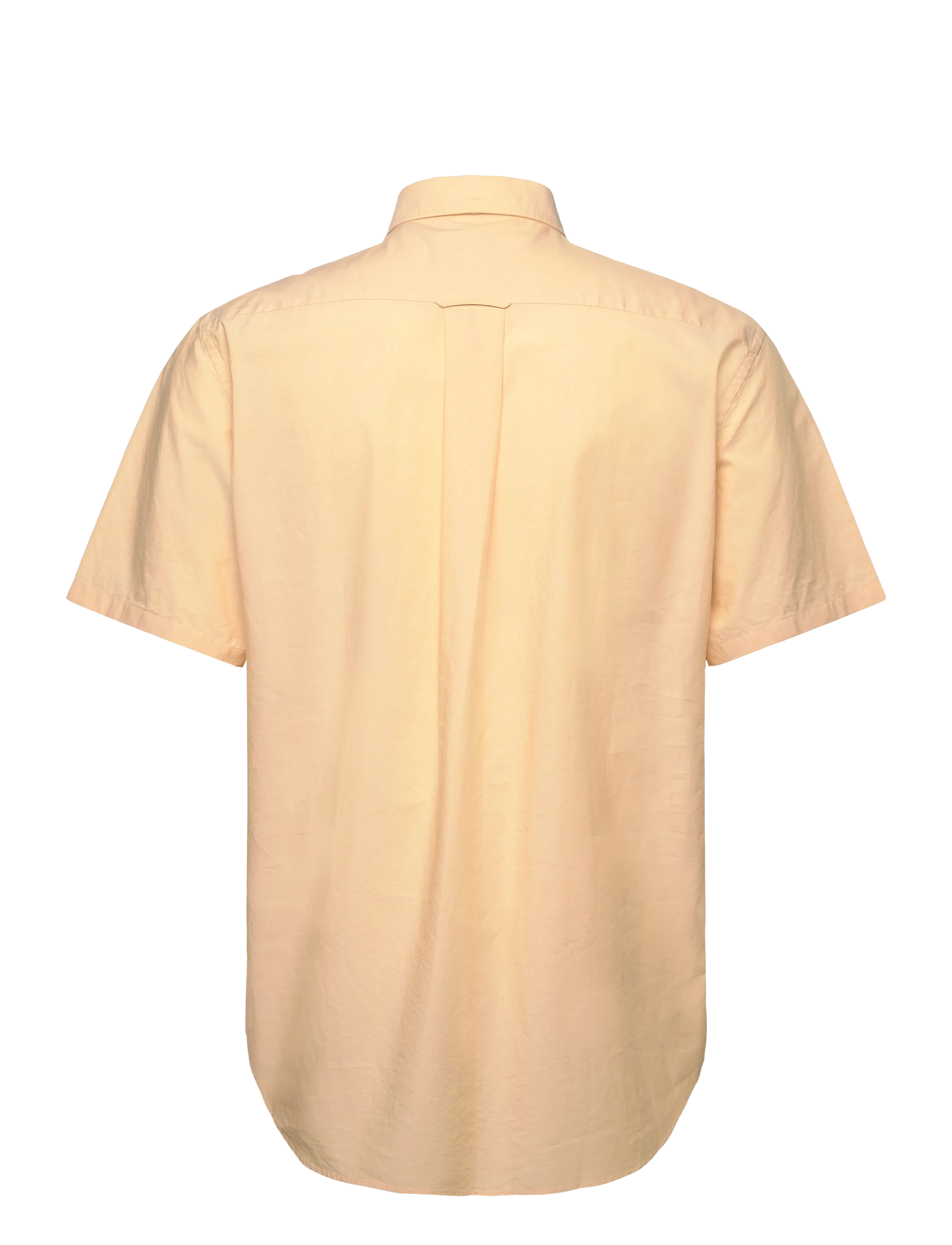 Gant - REG CLASSIC POPLIN SS SHIRT - kurzarmhemden - dusty yellow - 1