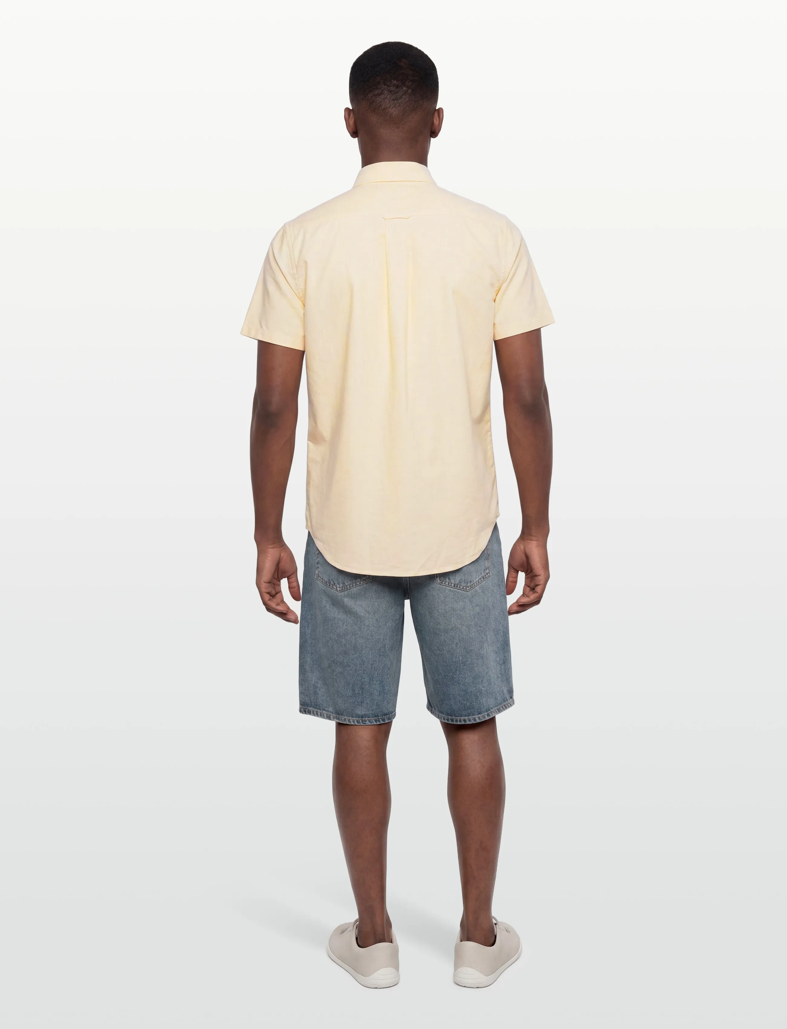 Gant - REG CLASSIC OXFORD SS SHIRT - oxford skjorter - dusty yellow - 4