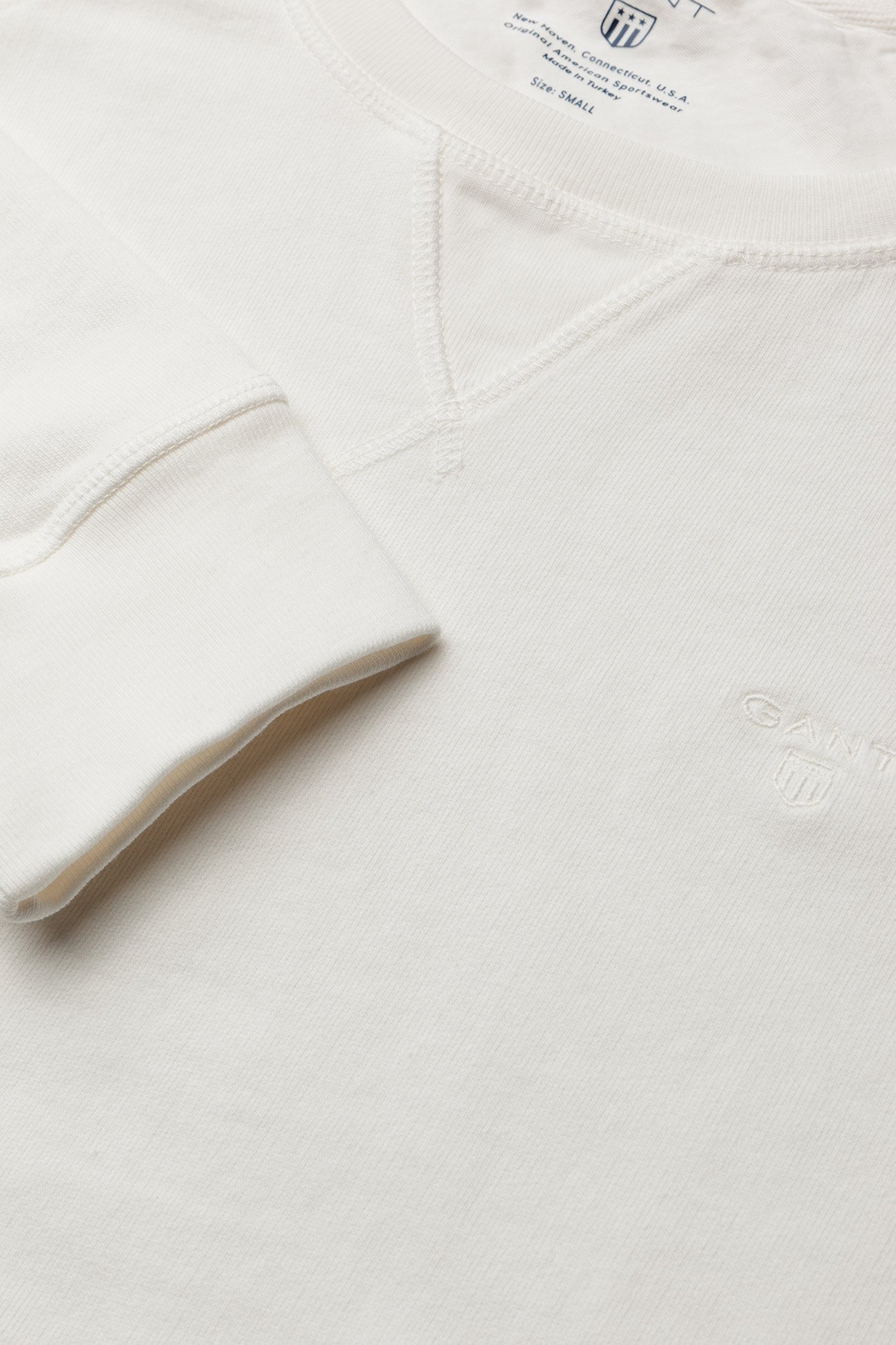 GANT - O2. SUNBLEACHED C-NECK SWEAT - offwhite - 2