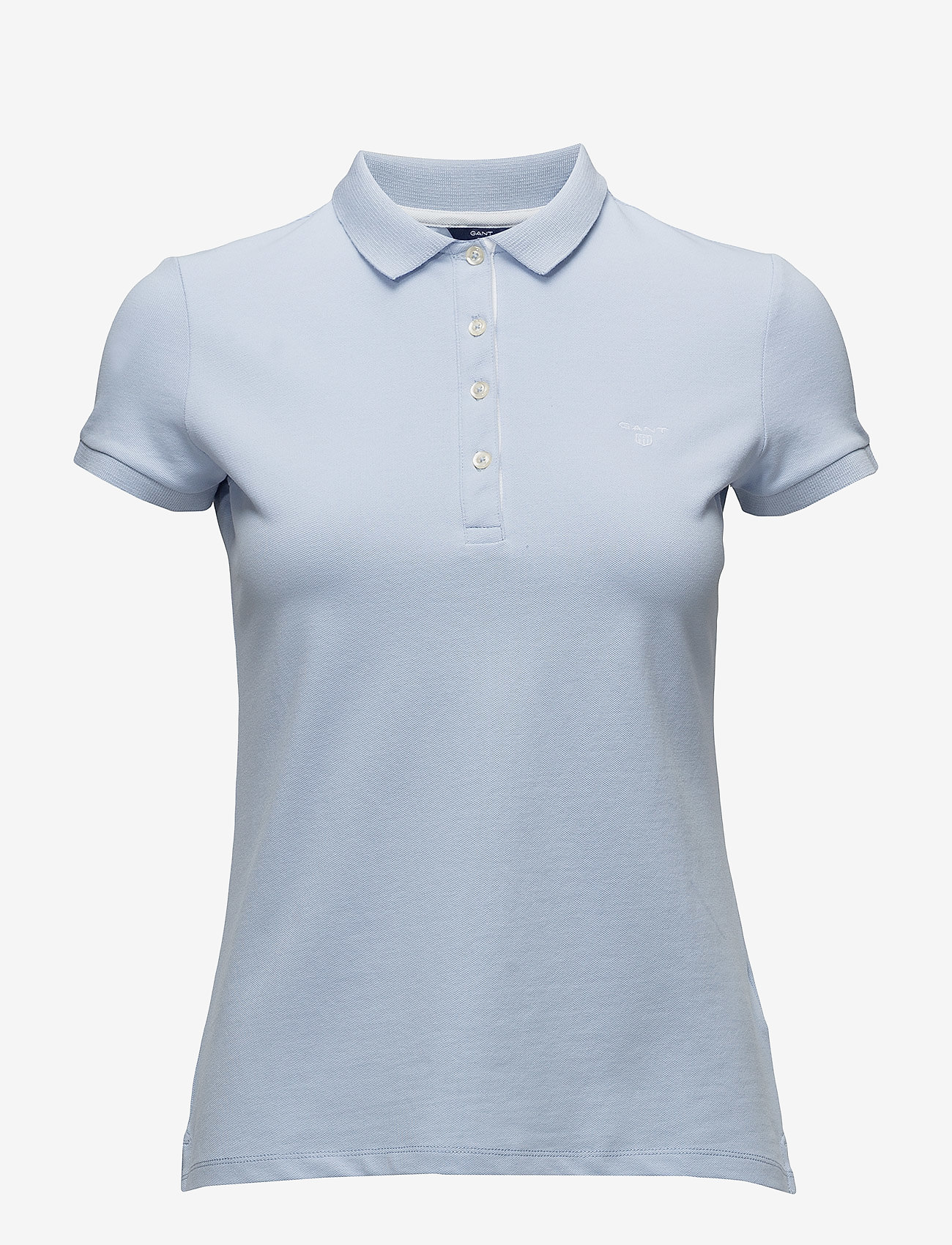 GANT - CONTRAST COLLAR SS PIQUE - hamptons blue - 0