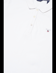 GANT - SOLID SS PIQUE - polo shirts - white - 3