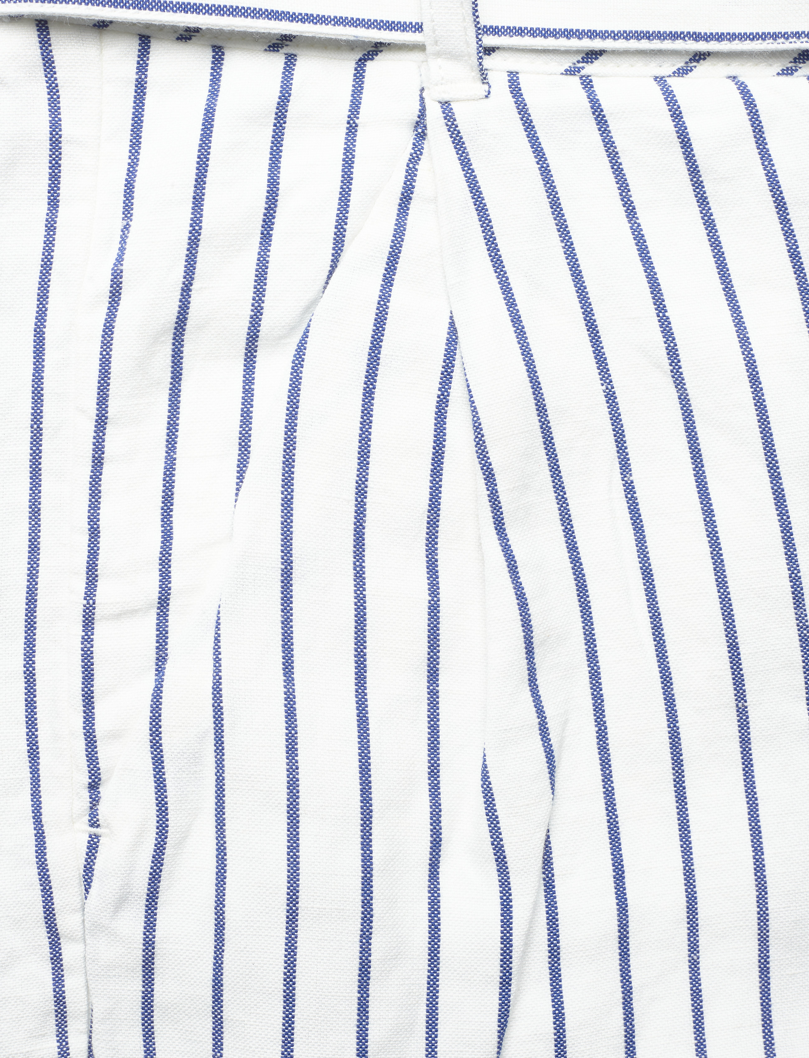 GANT - O2. STRIPED LINEN SHORTS - eggshell - 2