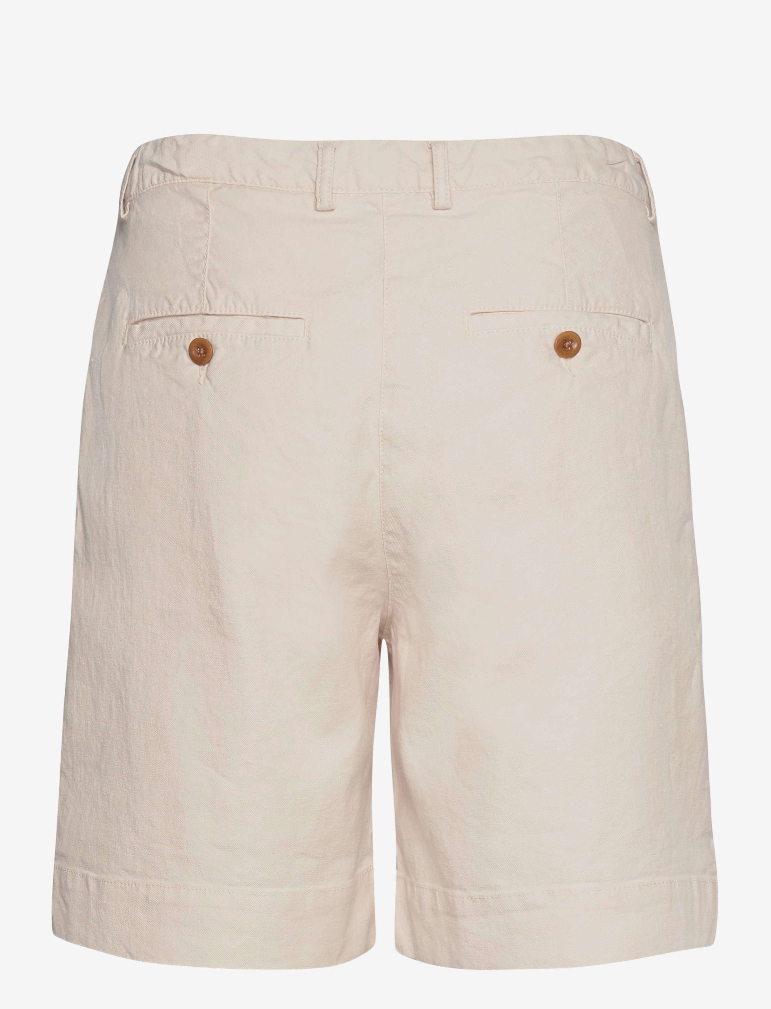 GANT - D1. HW PLEATED CITY SHORTS - putty - 1