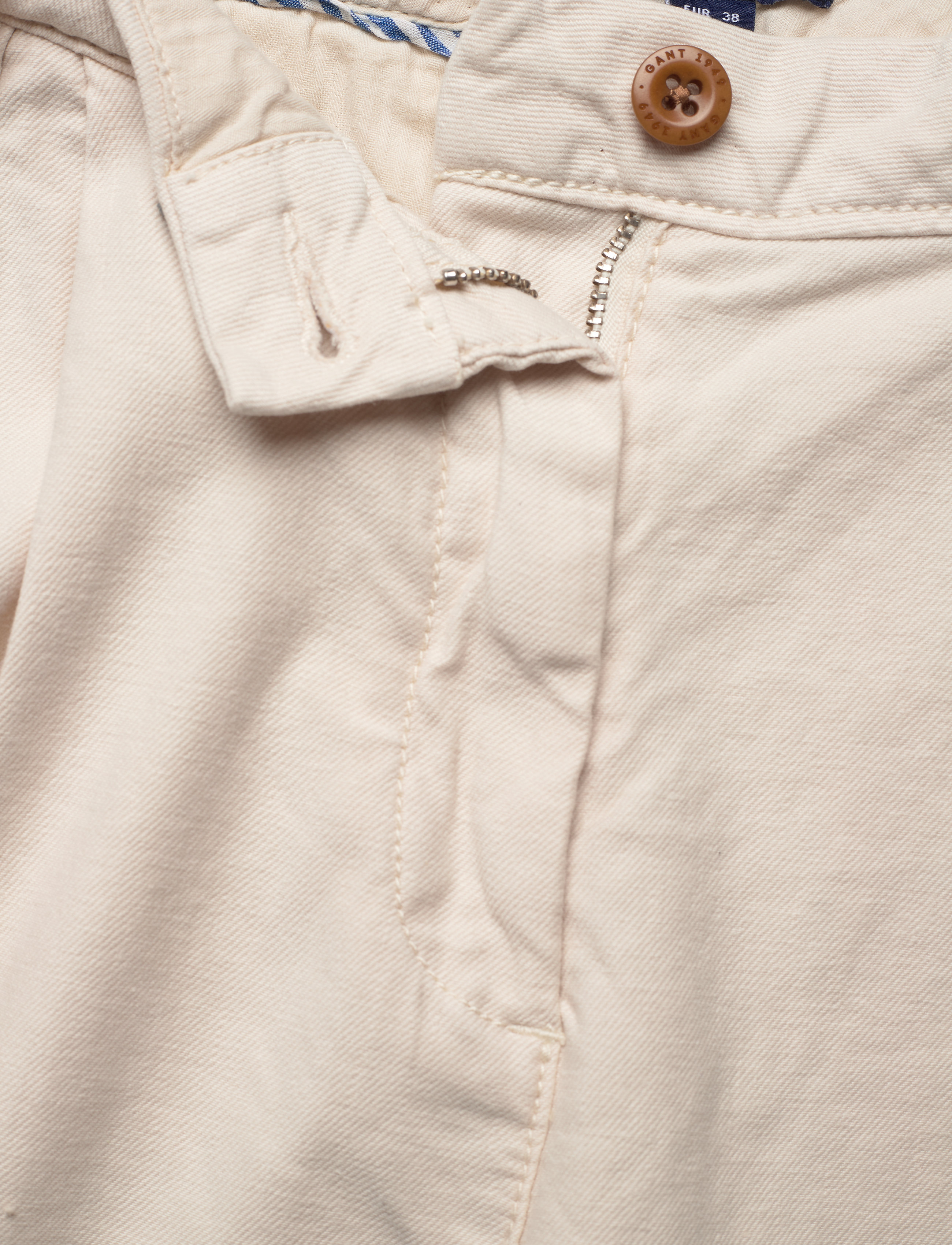 GANT - D1. HW PLEATED CITY SHORTS - putty - 3