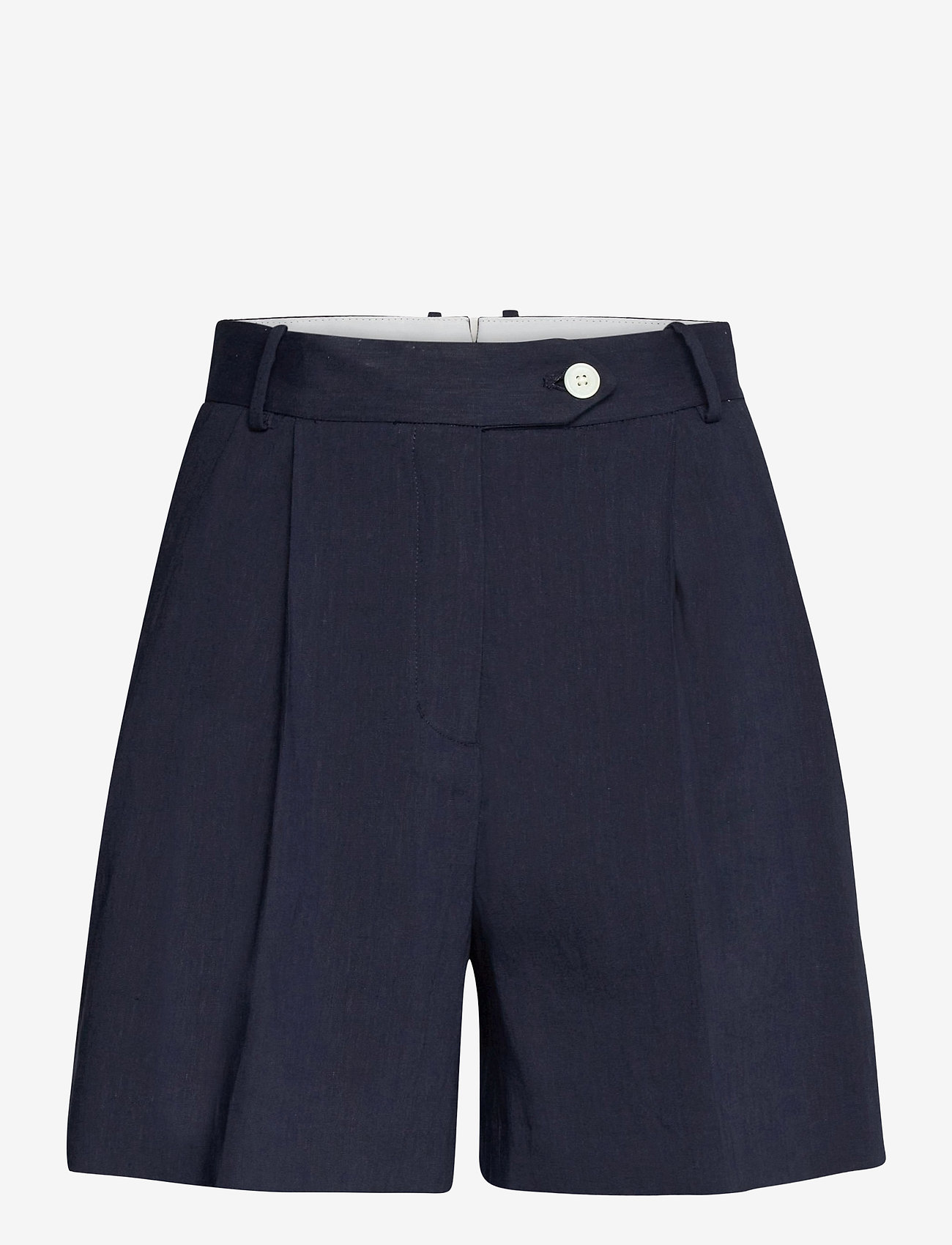 GANT - D2. STRETCH LINEN SHORTS - chino-shorts - evening blue - 0