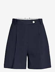 GANT - D2. STRETCH LINEN SHORTS - chino shorts - evening blue - 0