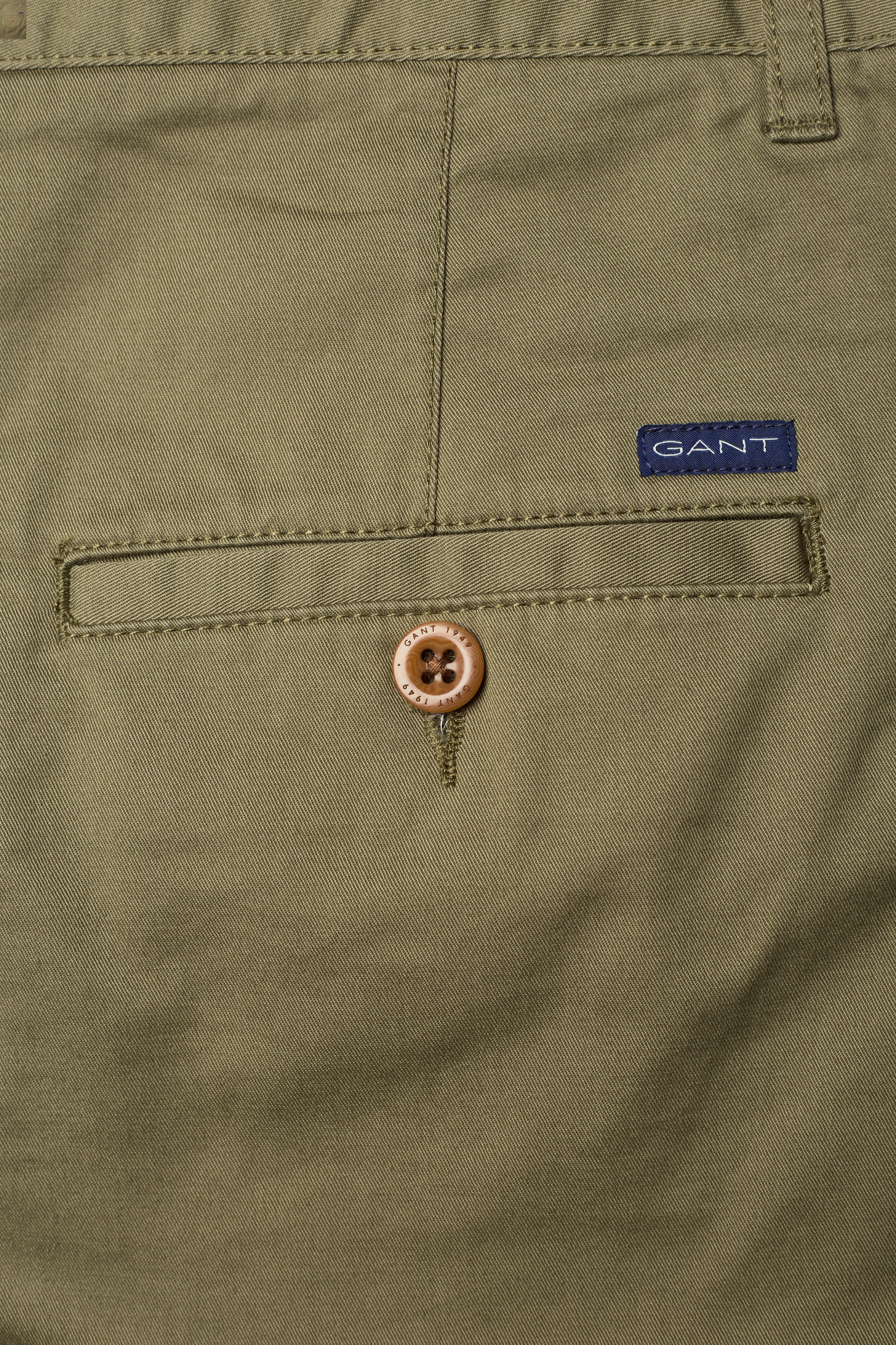GANT - SLIM CLASSIC CHINO SHORTS - utility green - 4
