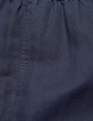 GANT - LINEN VISCOSE PULL-ON SHORTS - casual korte broeken - evening blue - 2