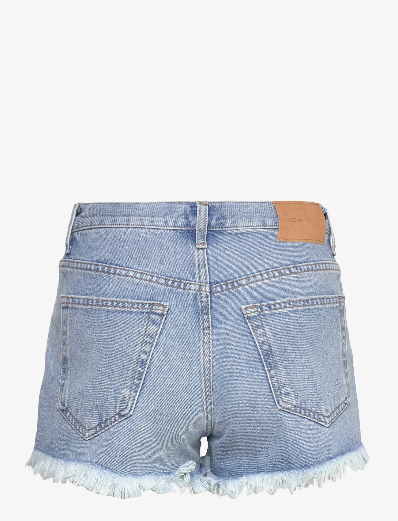 GANT - D1. RAW HEM DENIM SHORTS - denim shorts - light blue vintage - 1