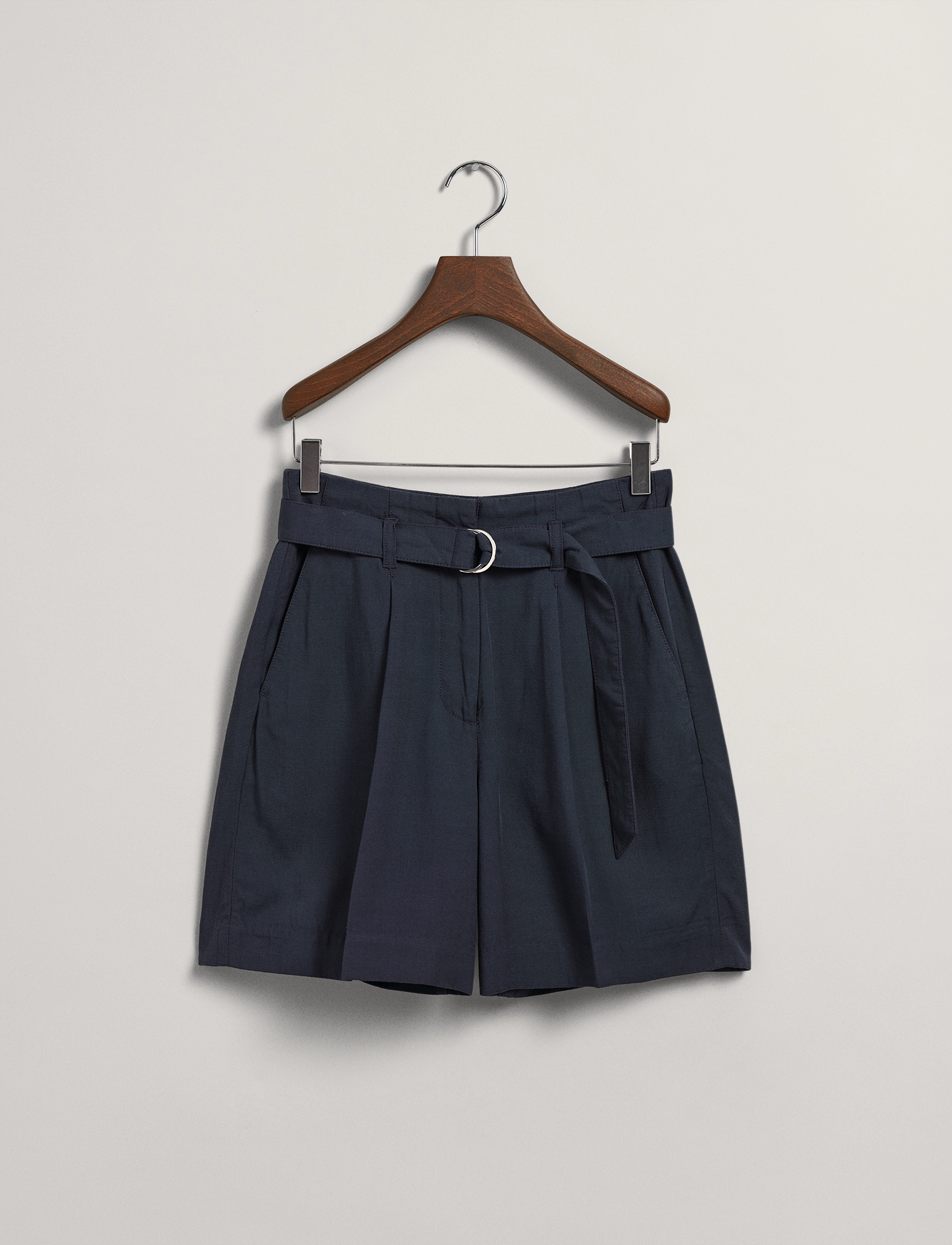 GANT - RELAXED BELTED SHORTS - evening blue - 2