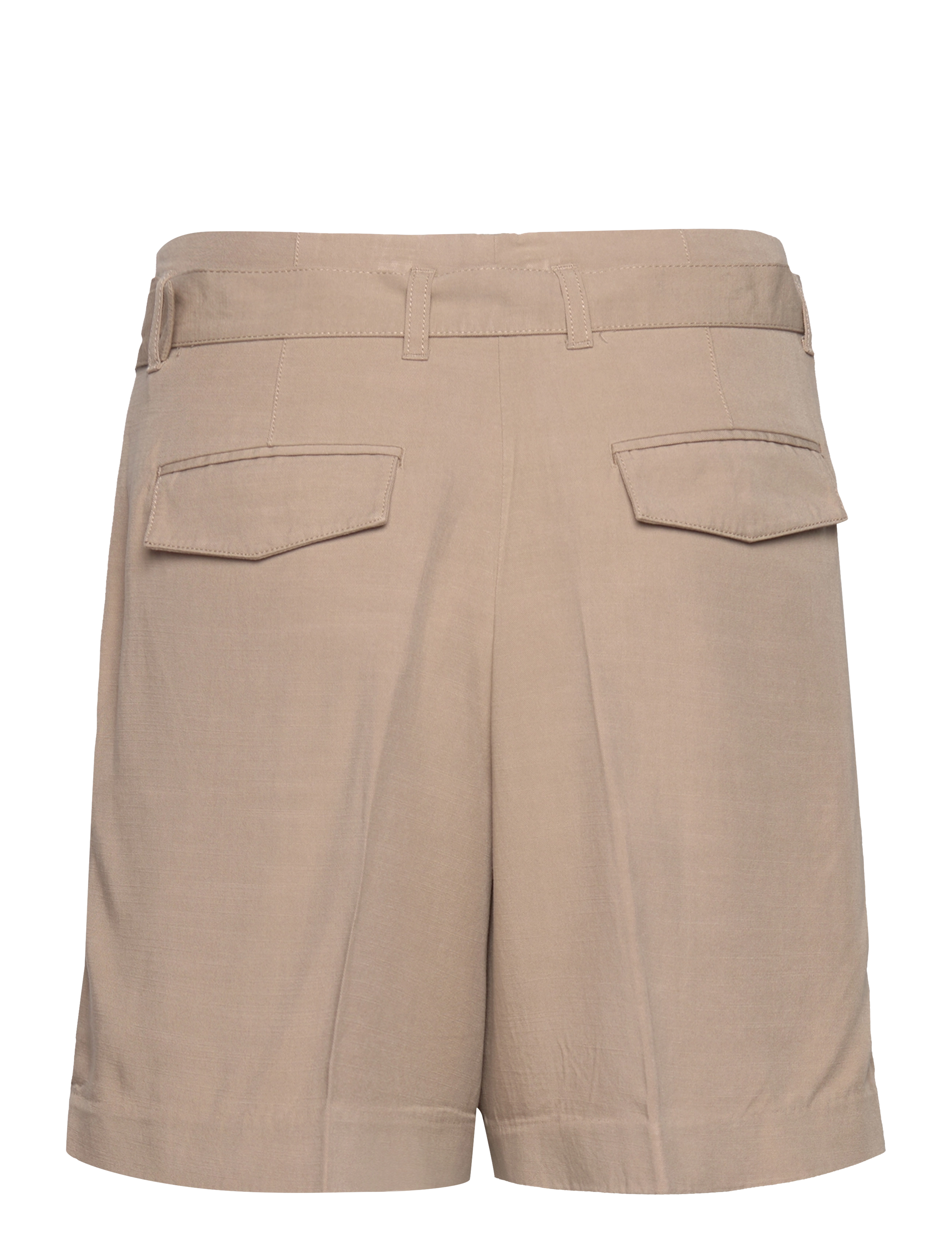 GANT - RELAXED BELTED SHORTS - horn beige - 1