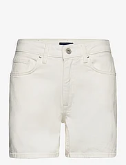GANT - WHITE DENIM SHORTS - jeansshorts - eggshell - 0