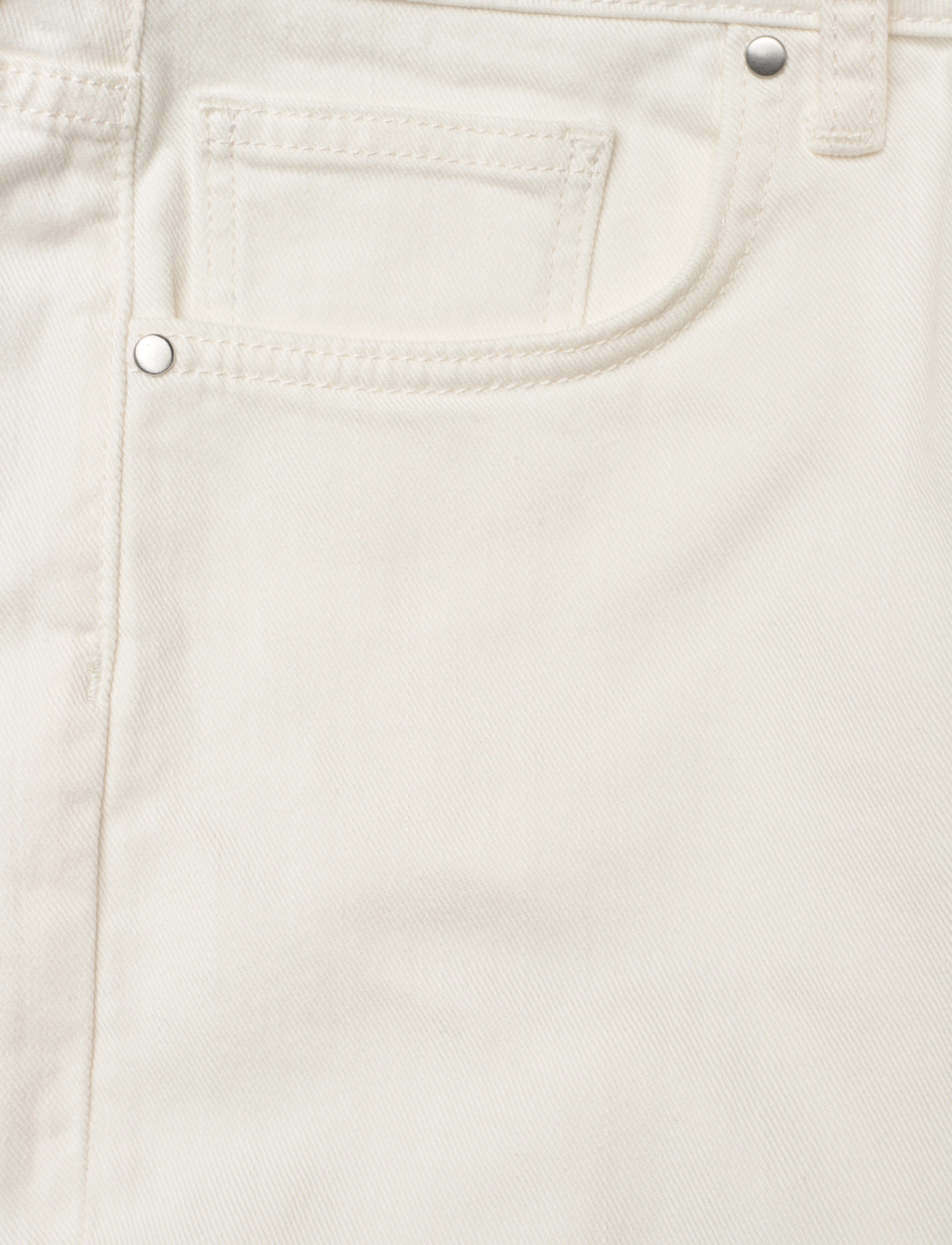 GANT - WHITE DENIM SHORTS - eggshell - 2