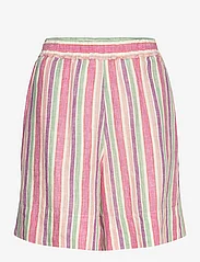GANT - MULTISTRIPE LINEN PULL ON SHORTS - kasdienio stiliaus šortai - multicolor - 0
