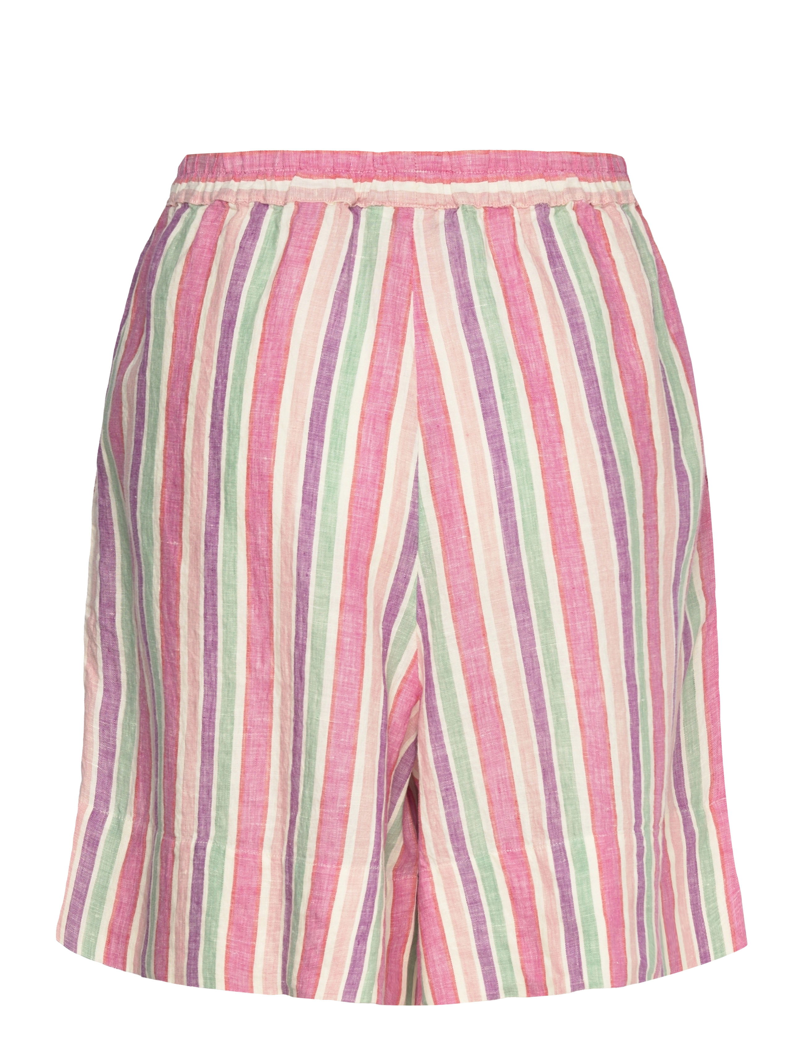 GANT - MULTISTRIPE LINEN PULL ON SHORTS - multicolor - 1