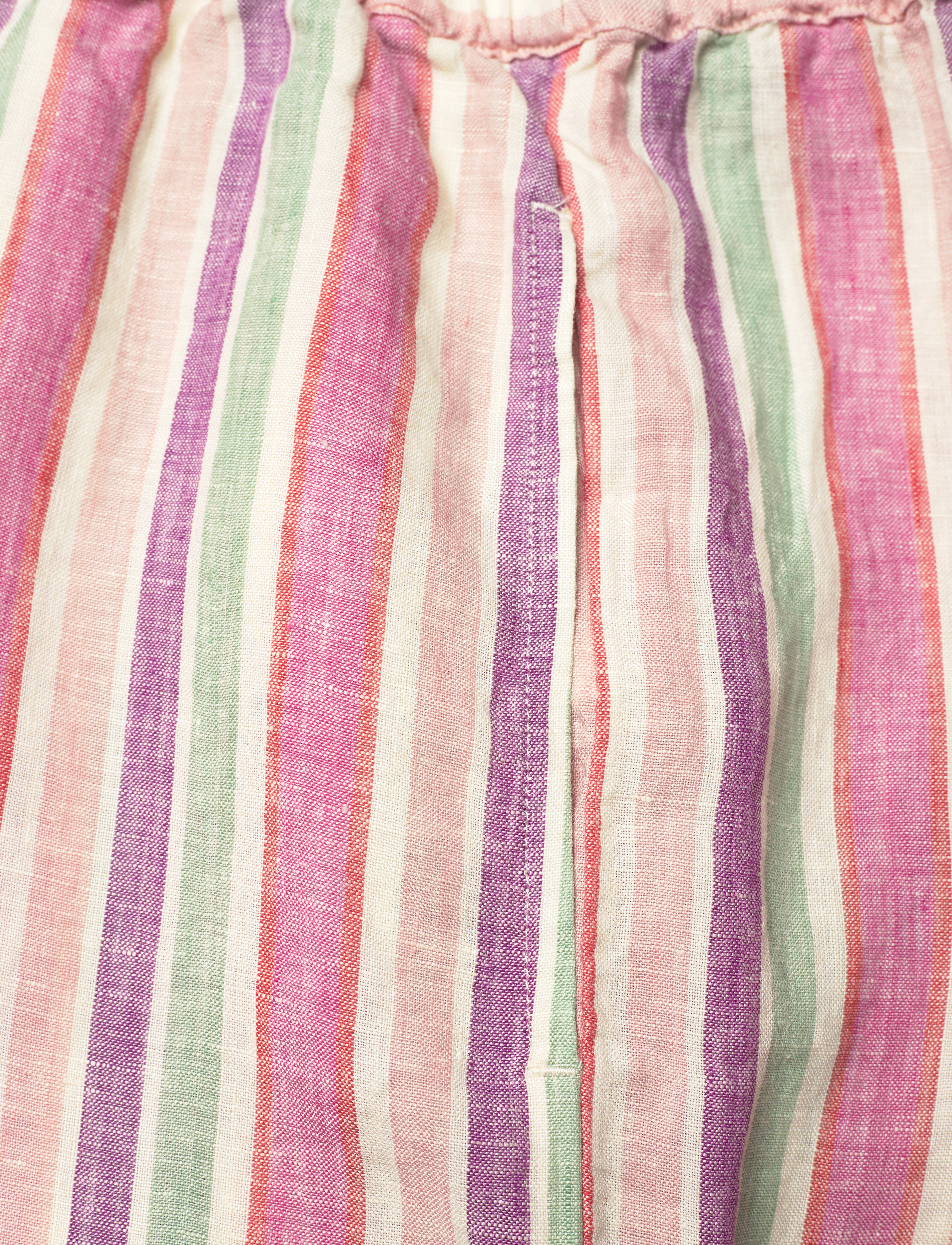 GANT - MULTISTRIPE LINEN PULL ON SHORTS - multicolor - 2