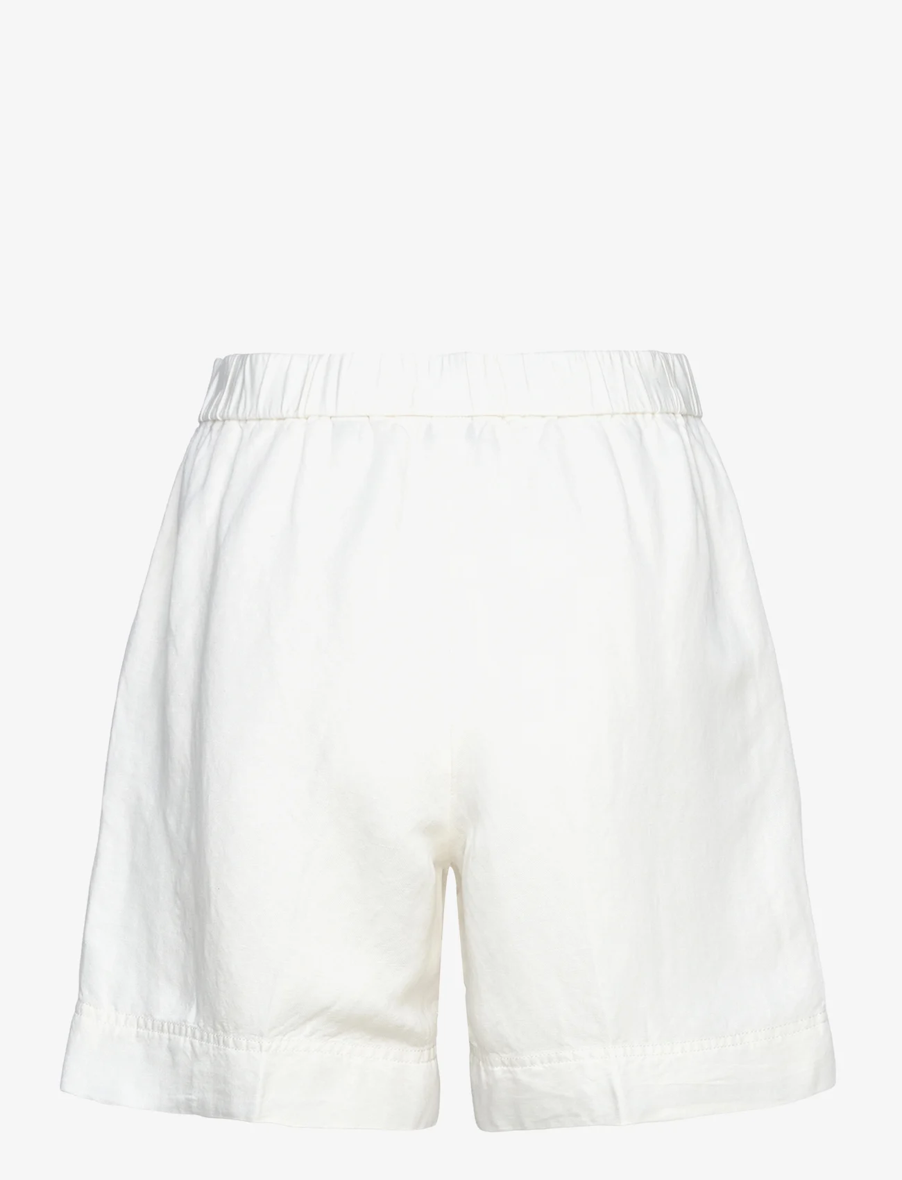 GANT - REL LINEN BLEND PULL ON SHORTS - chino shorts - eggshell - 1