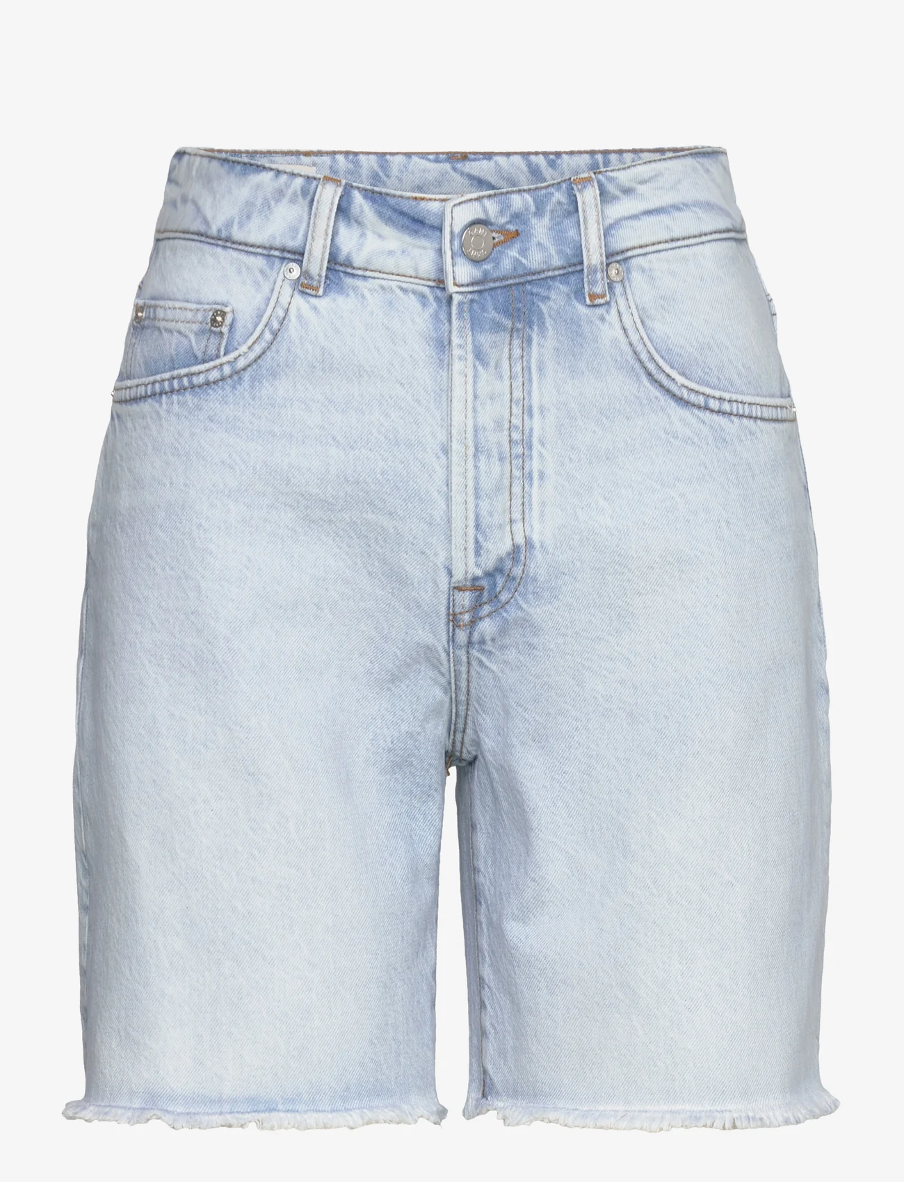 GANT - REG MID LENGTH DENIM SHORTS - denim shorts - light blue broken in - 0