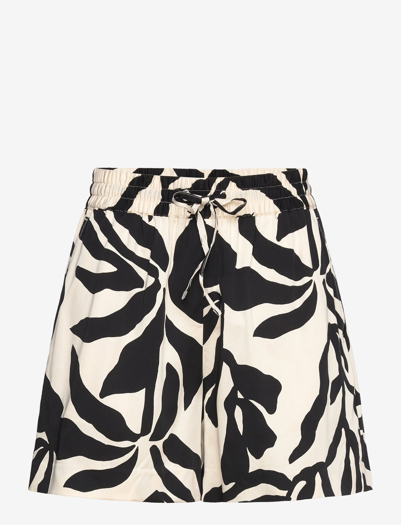 GANT - REL PALM PRINT PULL ON SHORTS - casual shorts - soft oat - 0