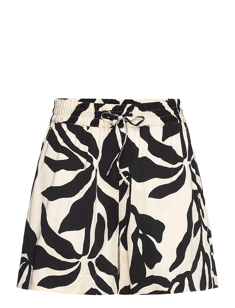 GANT - REL PALM PRINT PULL ON SHORTS - casual shorts - soft oat - 0