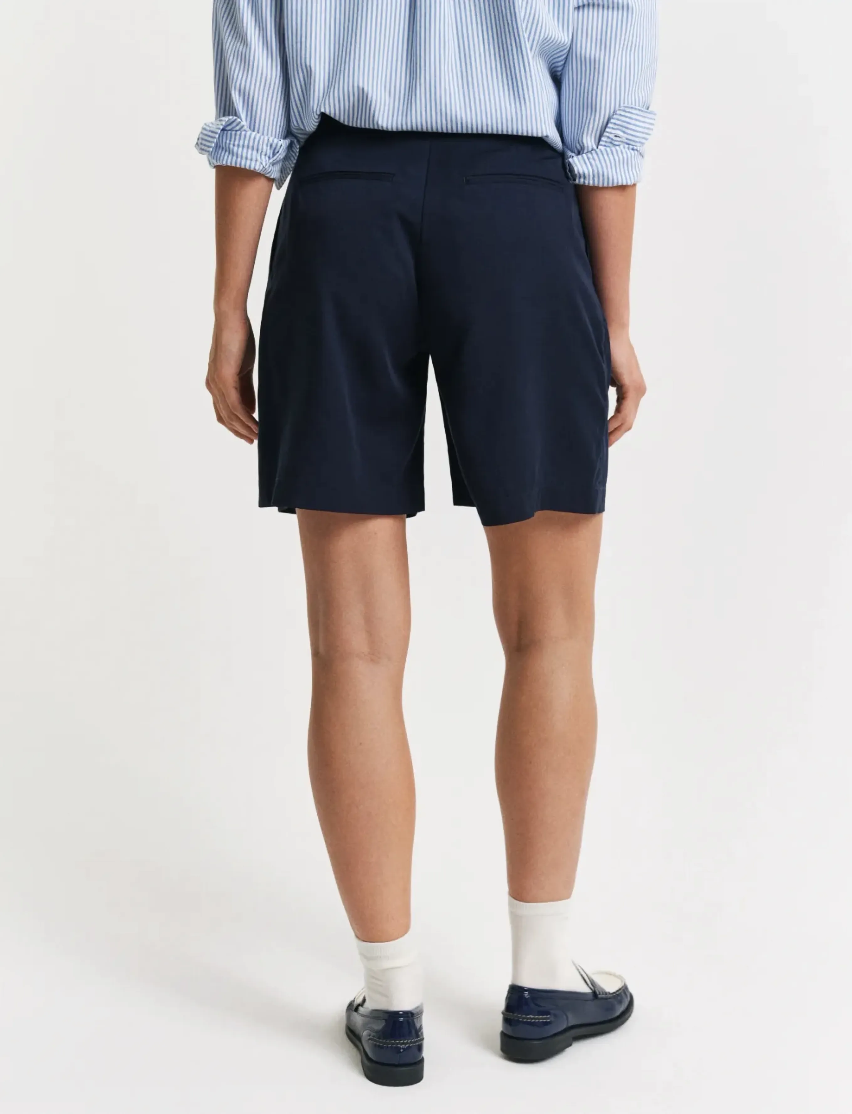 Gant - FLUID SHORTS - freizeitshorts - evening blue - 2