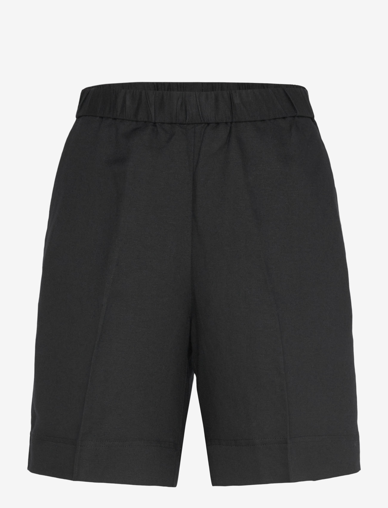 GANT - REL LINEN BLEND PULL ON SHORTS - casual shorts - black - 0