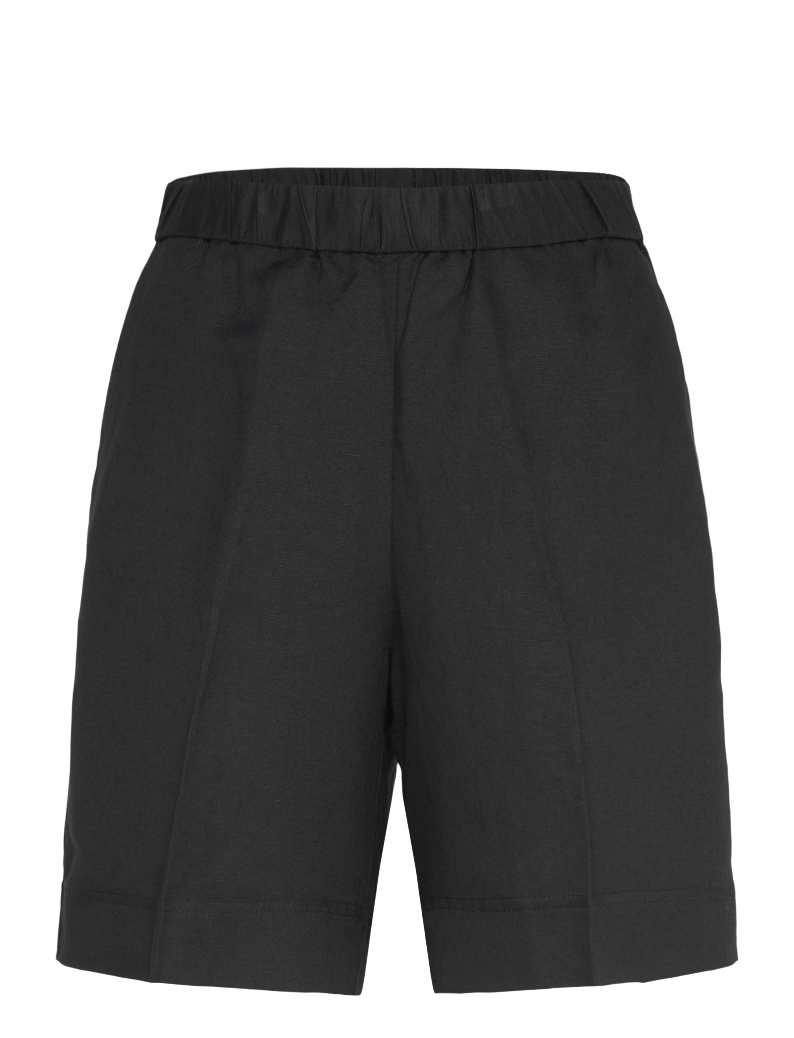 Gant REL LINEN BLEND PULL ON SHORTS - Lühikesed püksid - BLACK / black