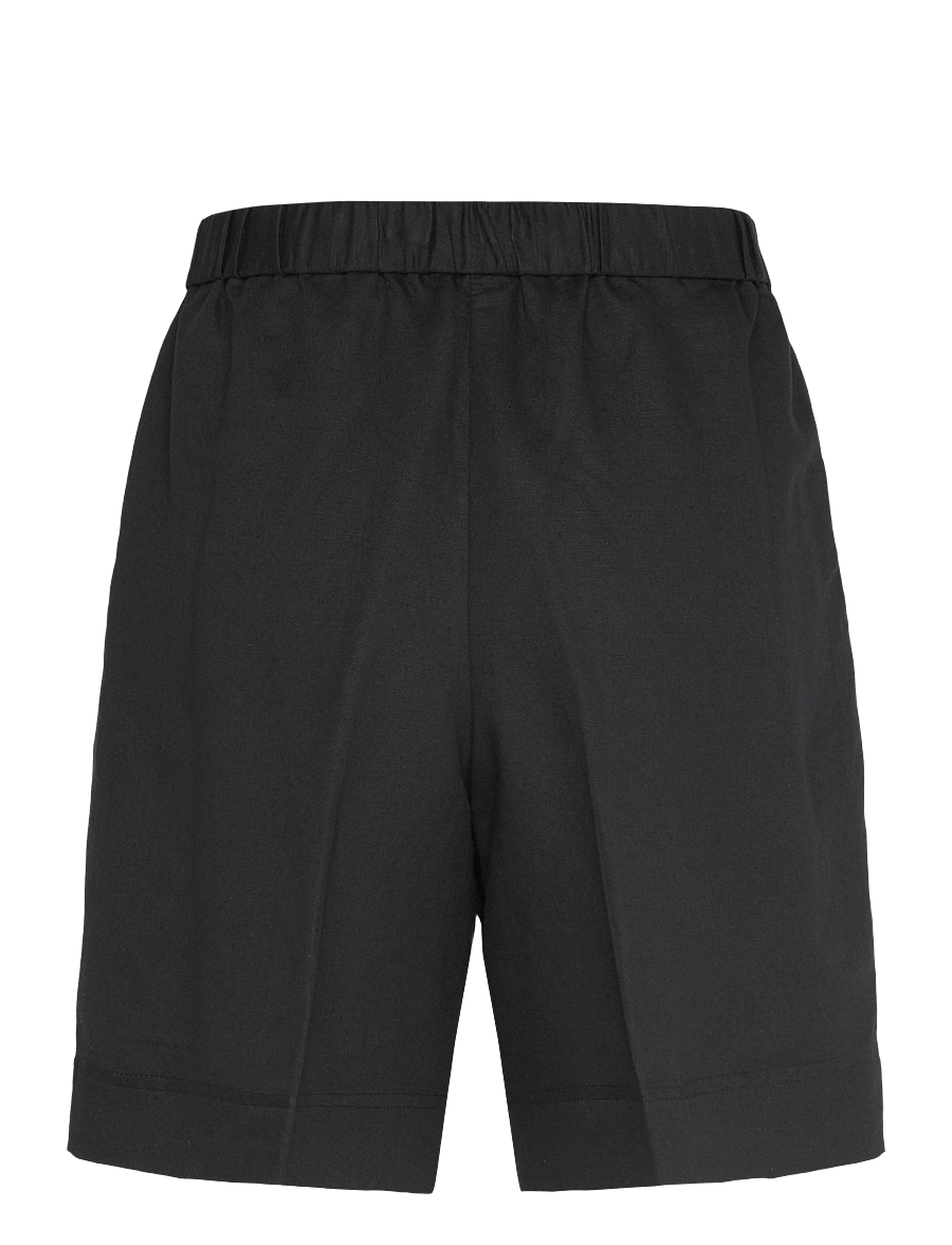 Gant - REL LINEN BLEND PULL ON SHORTS - leinen-shorts - black - 2