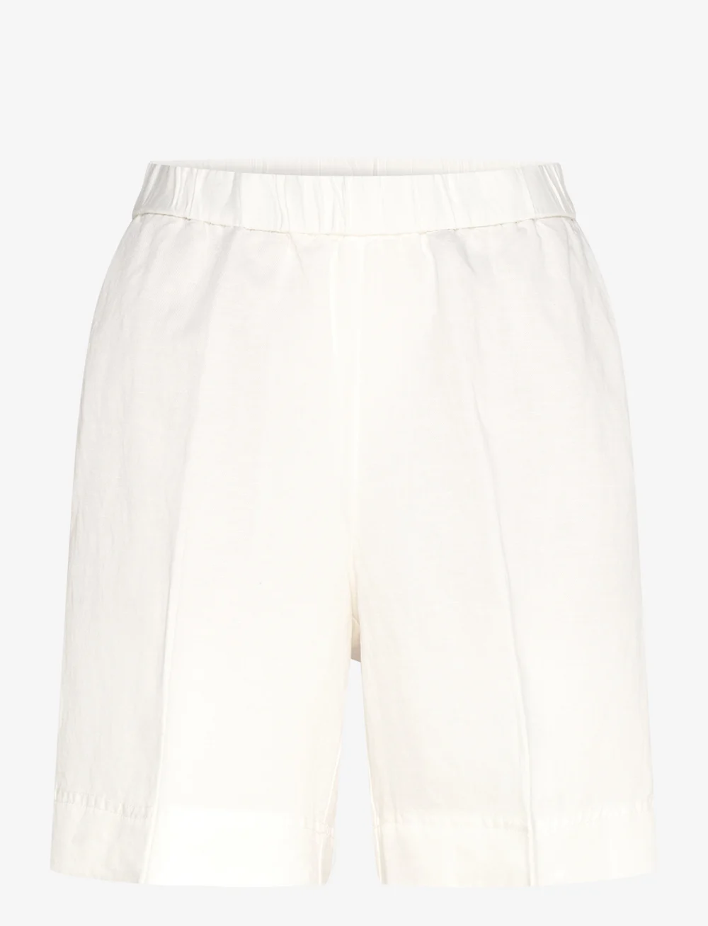 GANT - REL LINEN BLEND PULL ON SHORTS - linen shorts - eggshell - 0