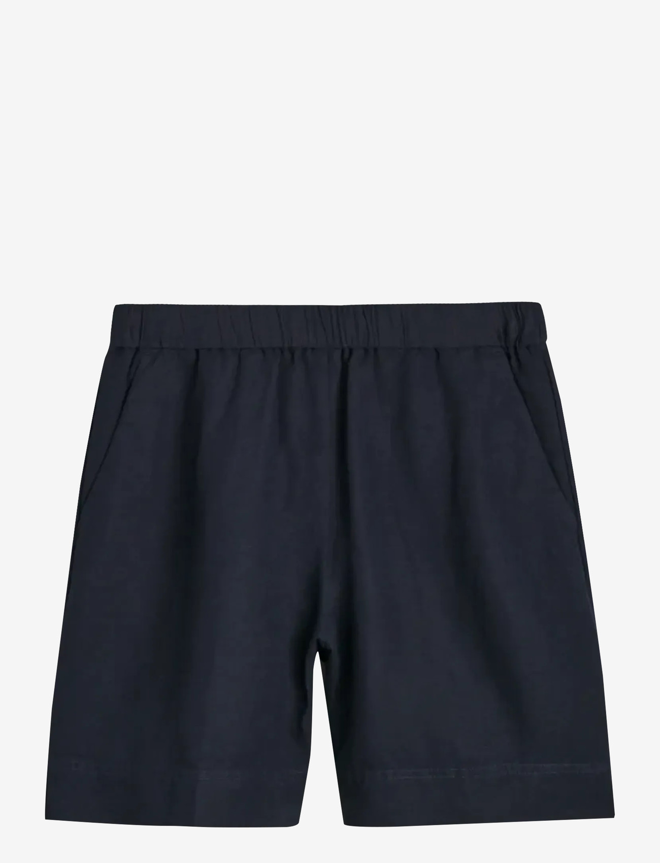GANT - REL LINEN BLEND PULL ON SHORTS - hørshorts - evening blue - 1