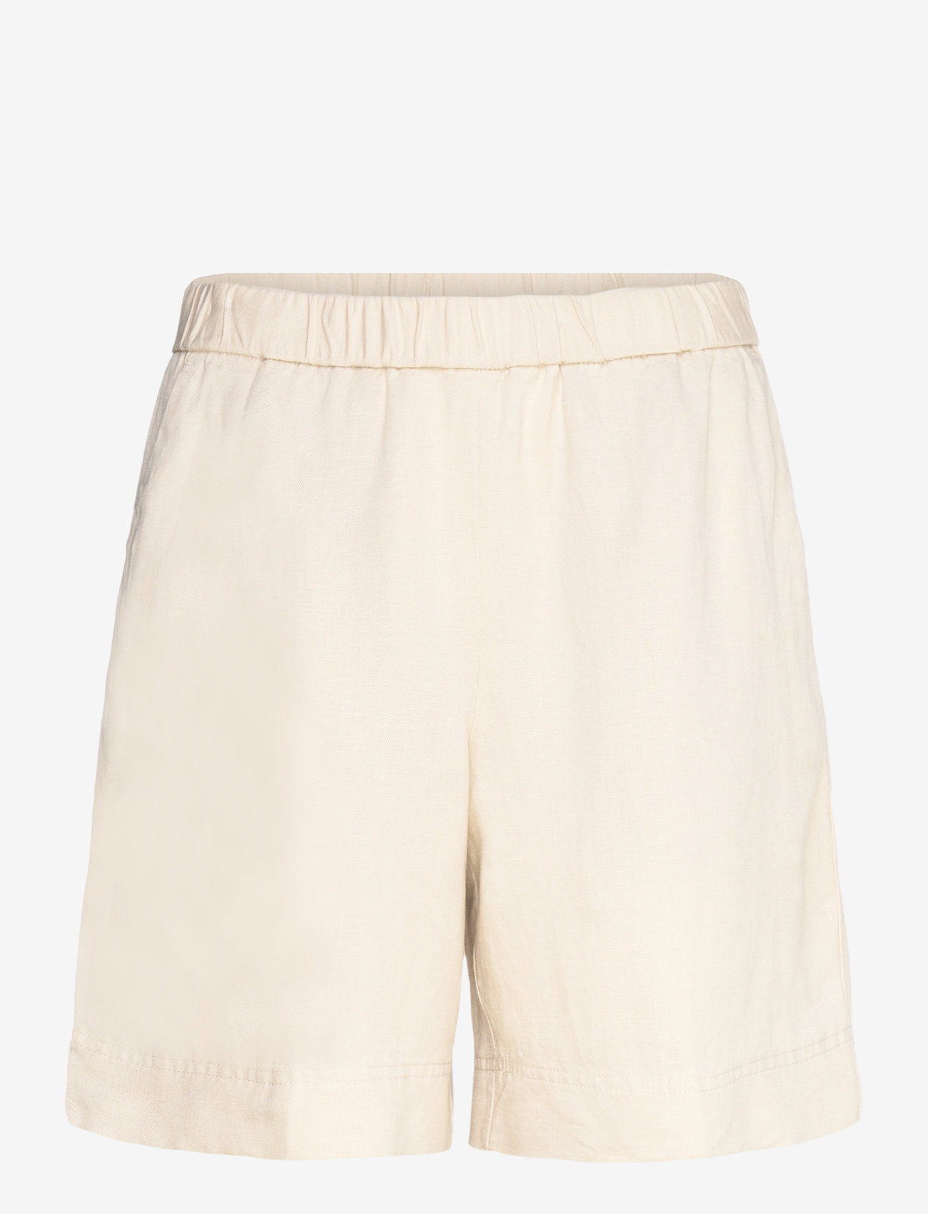 GANT - REL LINEN BLEND PULL ON SHORTS - hørshorts - putty - 0