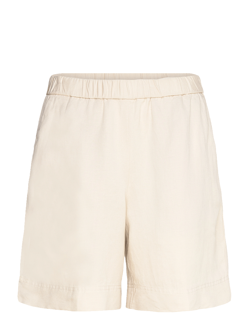 GANT - REL LINEN BLEND PULL ON SHORTS - hørshorts - putty - 0