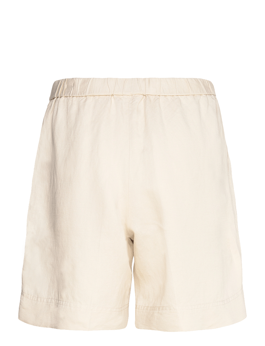 Gant - REL LINEN BLEND PULL ON SHORTS - leinen-shorts - putty - 2