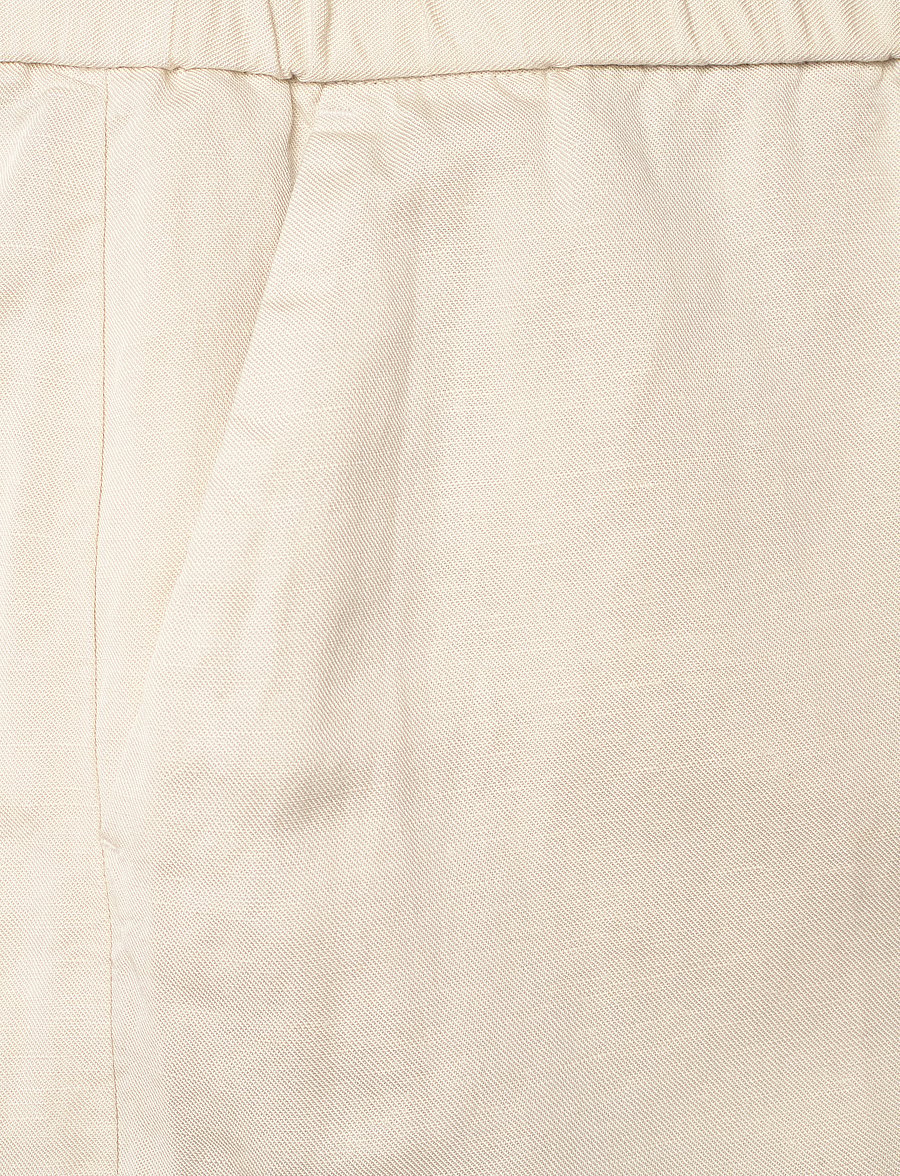 Gant - REL LINEN BLEND PULL ON SHORTS - leinen-shorts - putty - 5