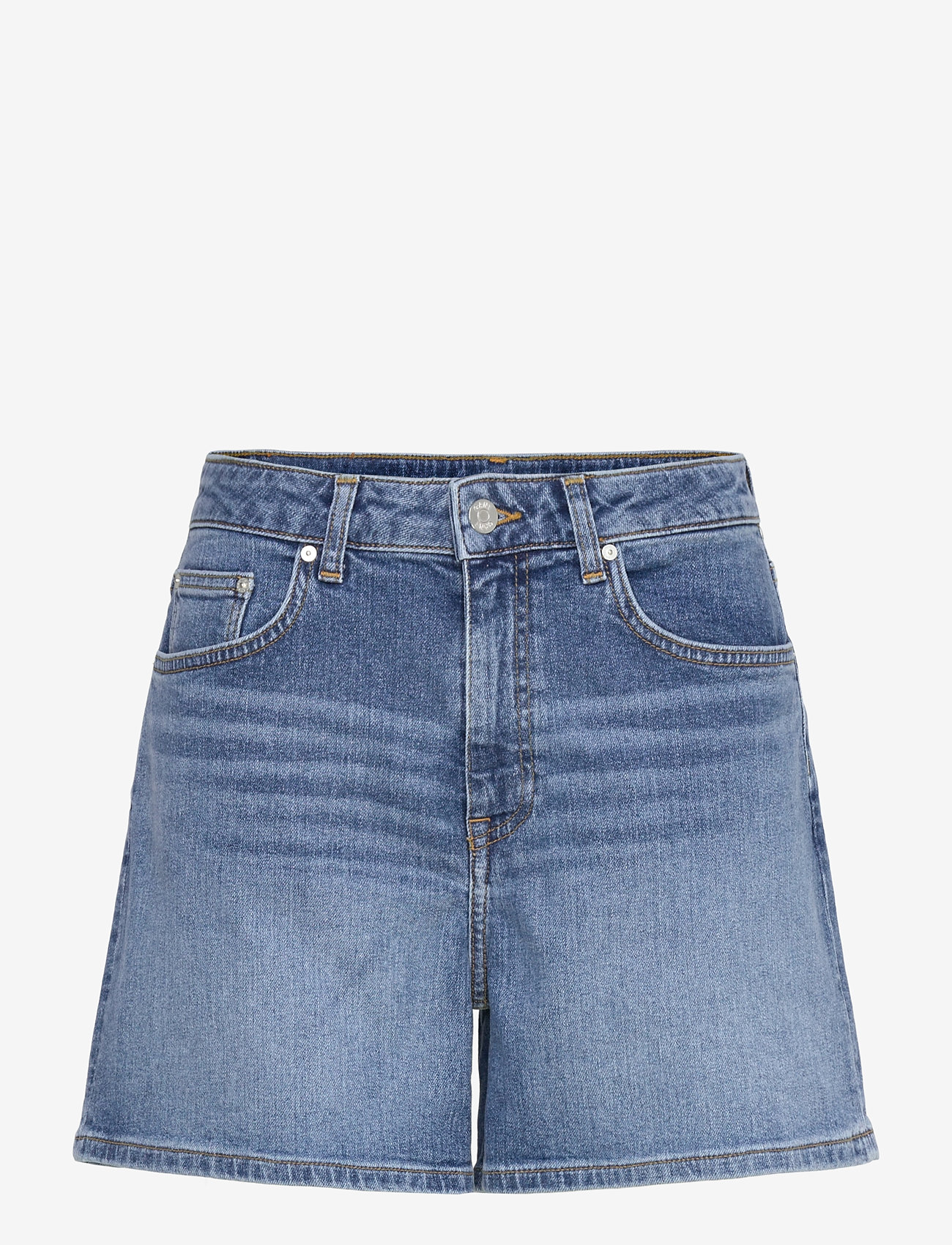 GANT - REG DENIM SHORTS - jorts - mid blue broken in - 1