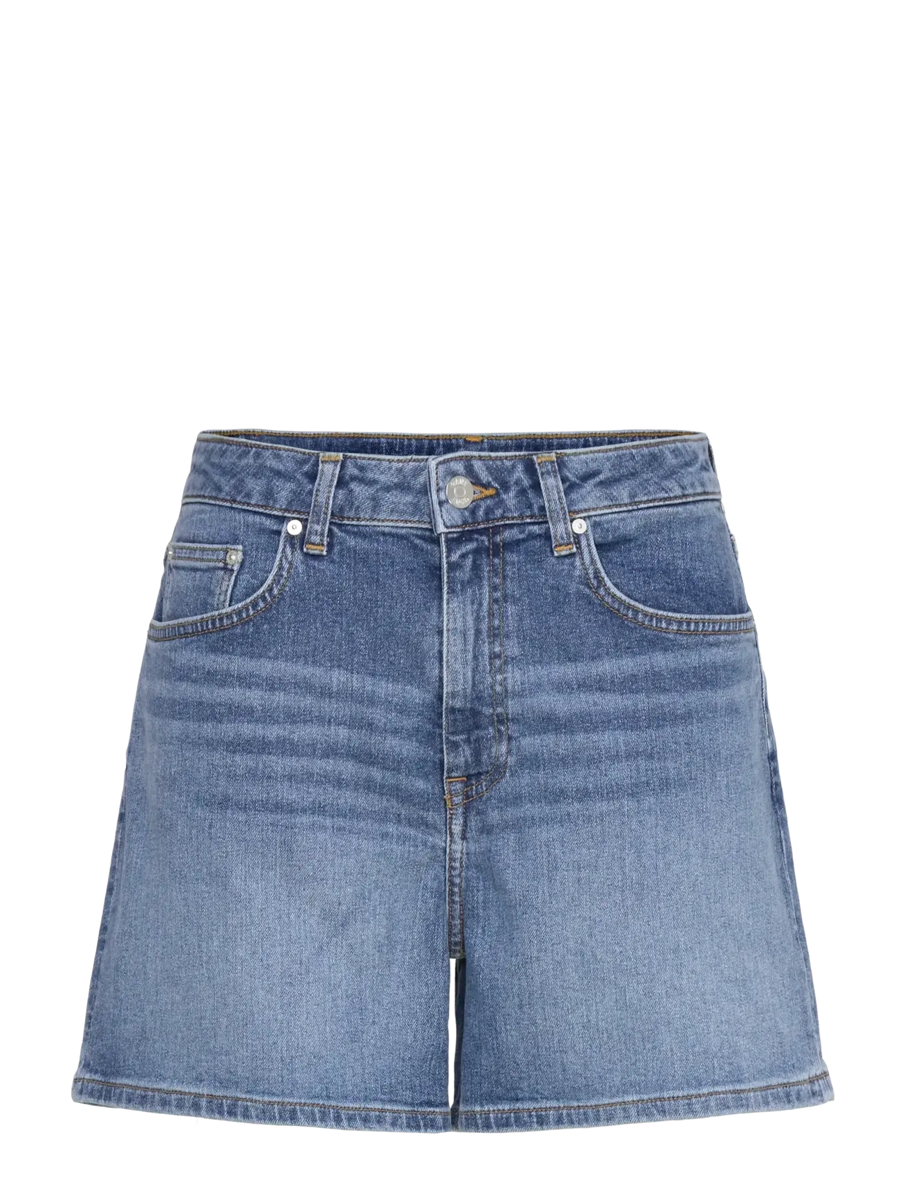 Gant REG DENIM SHORTS - Shorts - MID BLUE BROKEN IN / blue
