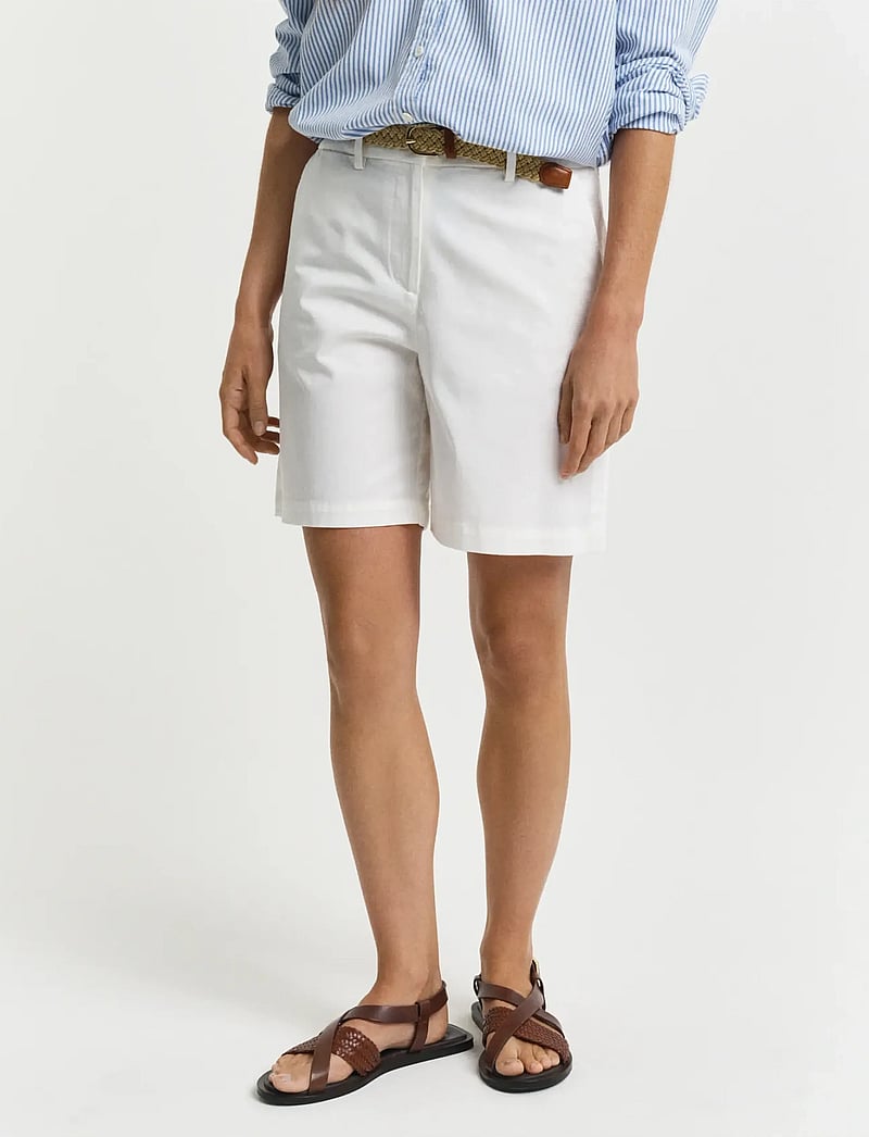 GANT - CHINO SHORTS - chino-shorts - eggshell - 0