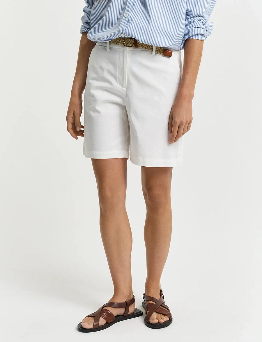 Gant - CHINO SHORTS - spodenki chino - eggshell - 0