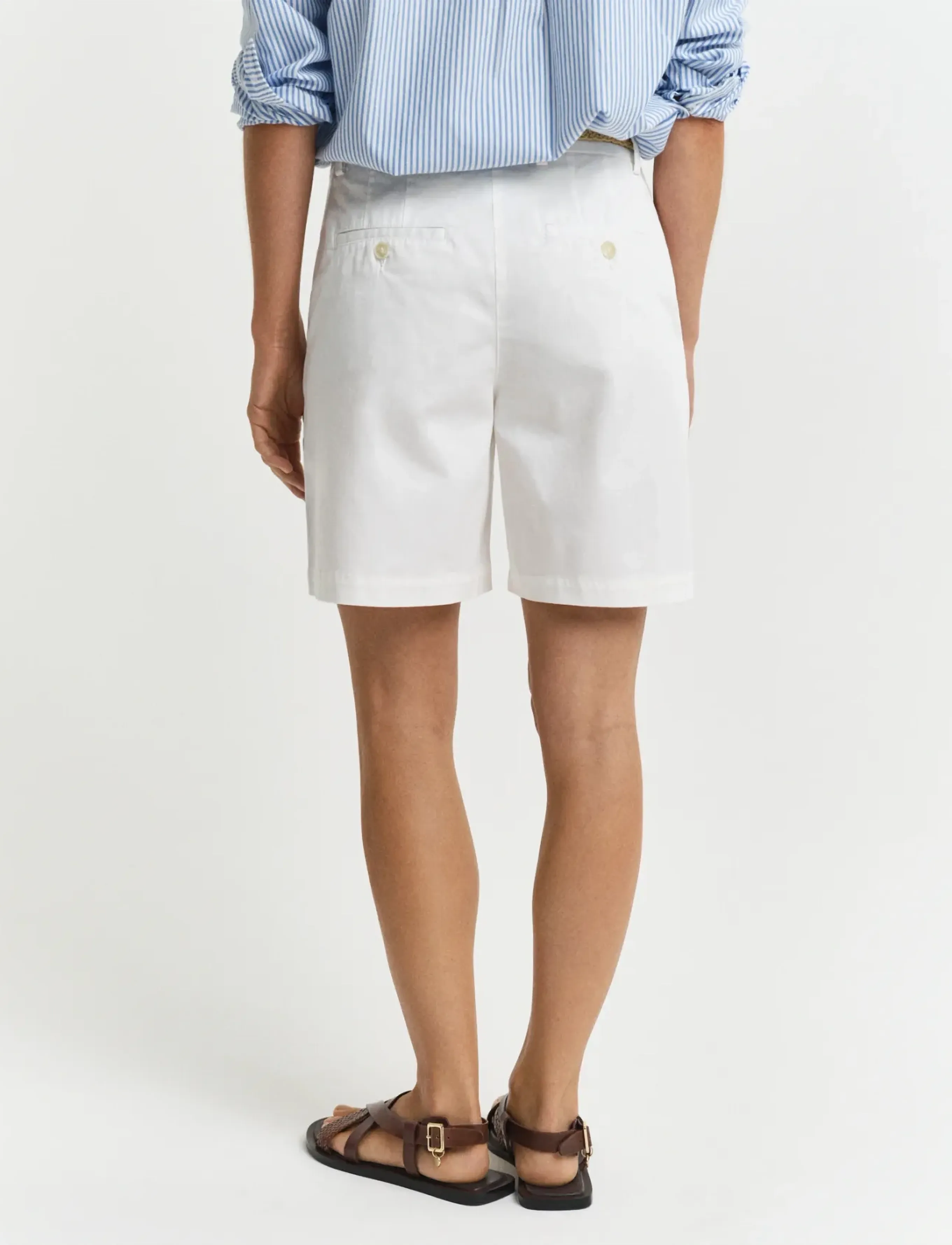 Gant - CHINO SHORTS - spodenki chino - eggshell - 3