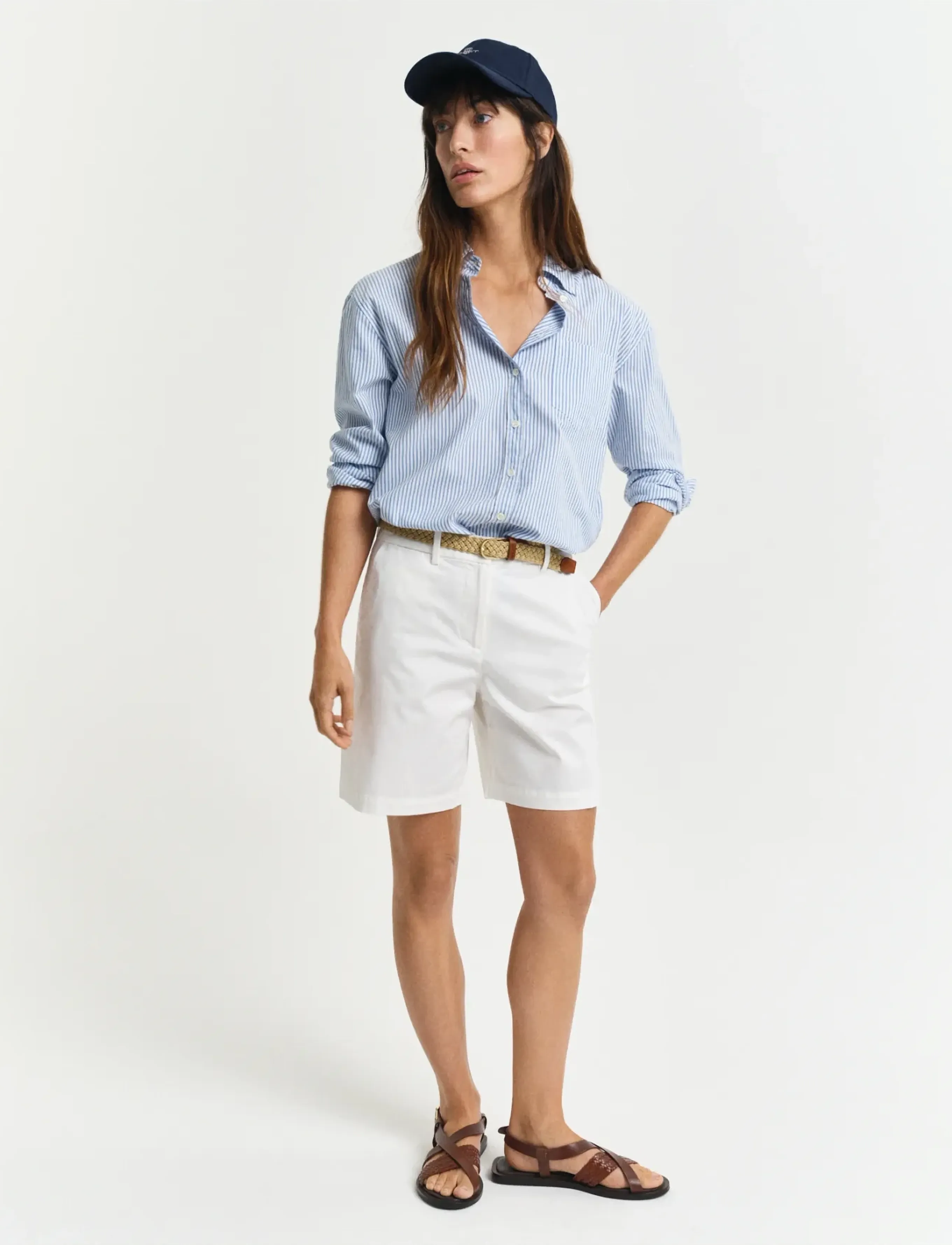 Gant - CHINO SHORTS - spodenki chino - eggshell - 4